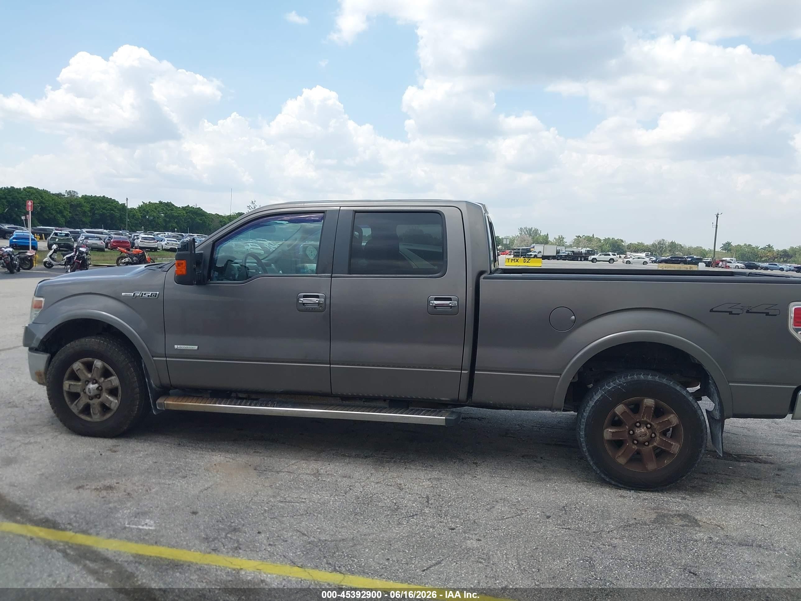 2013 Ford F-150 Fx4/king Ranch/lariat/limited/platinum/xl/xlt Gray vin: 1FTFW1ET7DFD19447