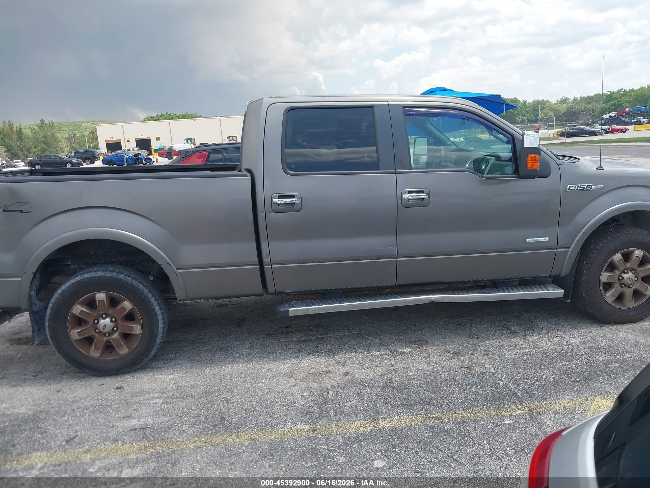 2013 Ford F-150 Fx4/king Ranch/lariat/limited/platinum/xl/xlt Gray vin: 1FTFW1ET7DFD19447