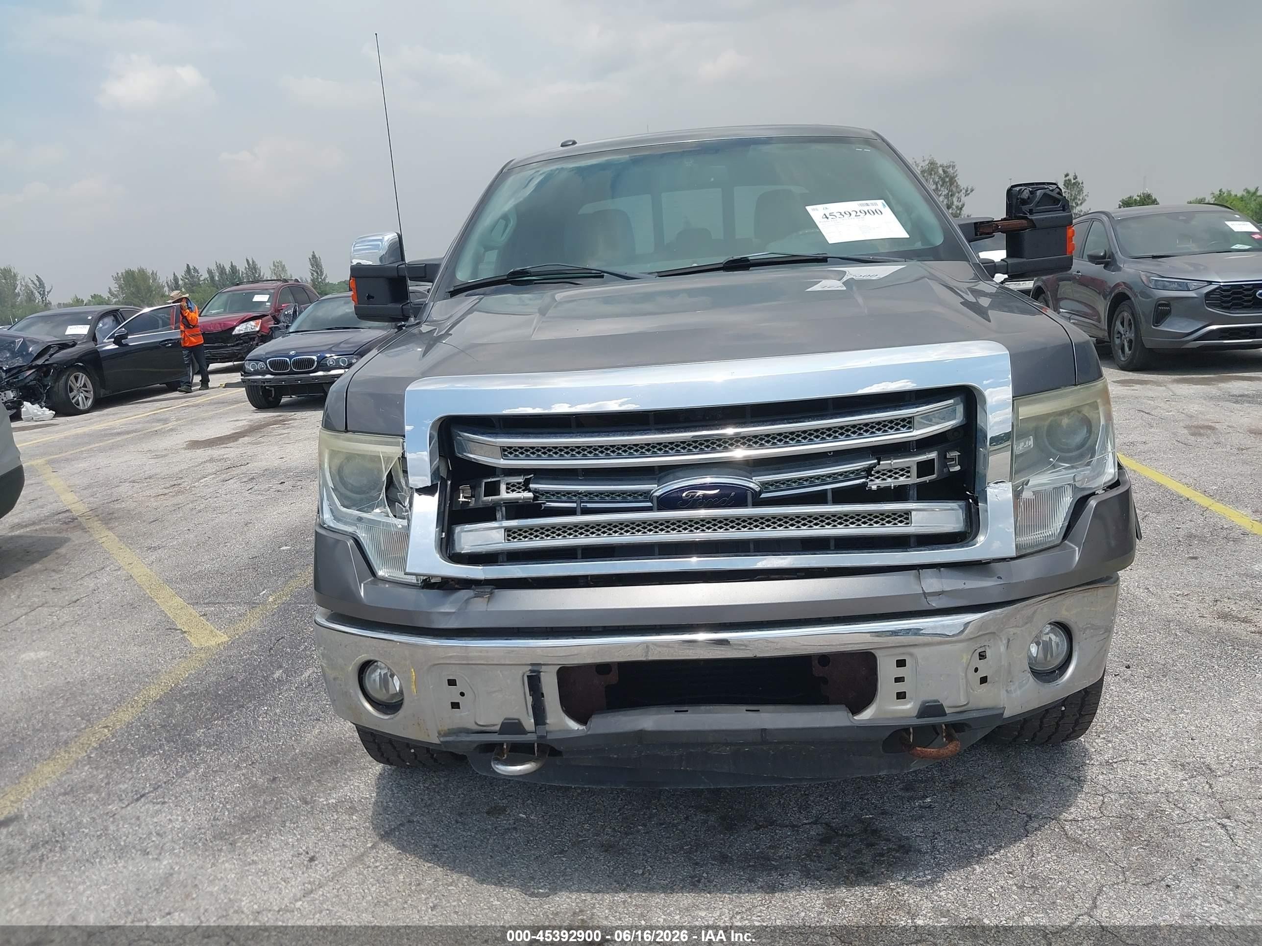 2013 Ford F-150 Fx4/king Ranch/lariat/limited/platinum/xl/xlt Gray vin: 1FTFW1ET7DFD19447