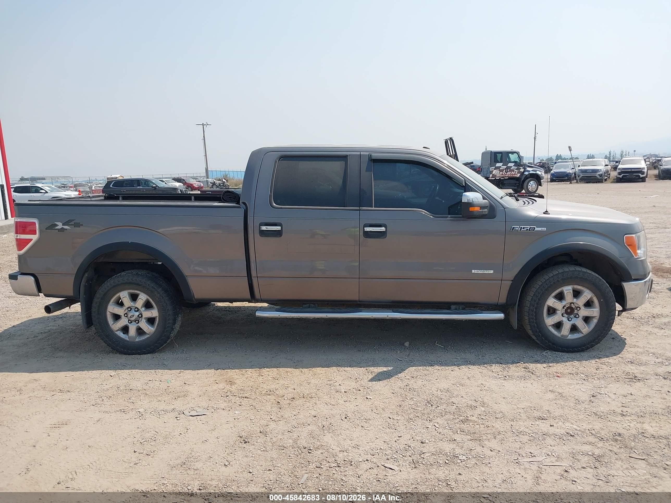 2013 Ford F-150 Xlt Gray vin: 1FTFW1ET7DFD28942