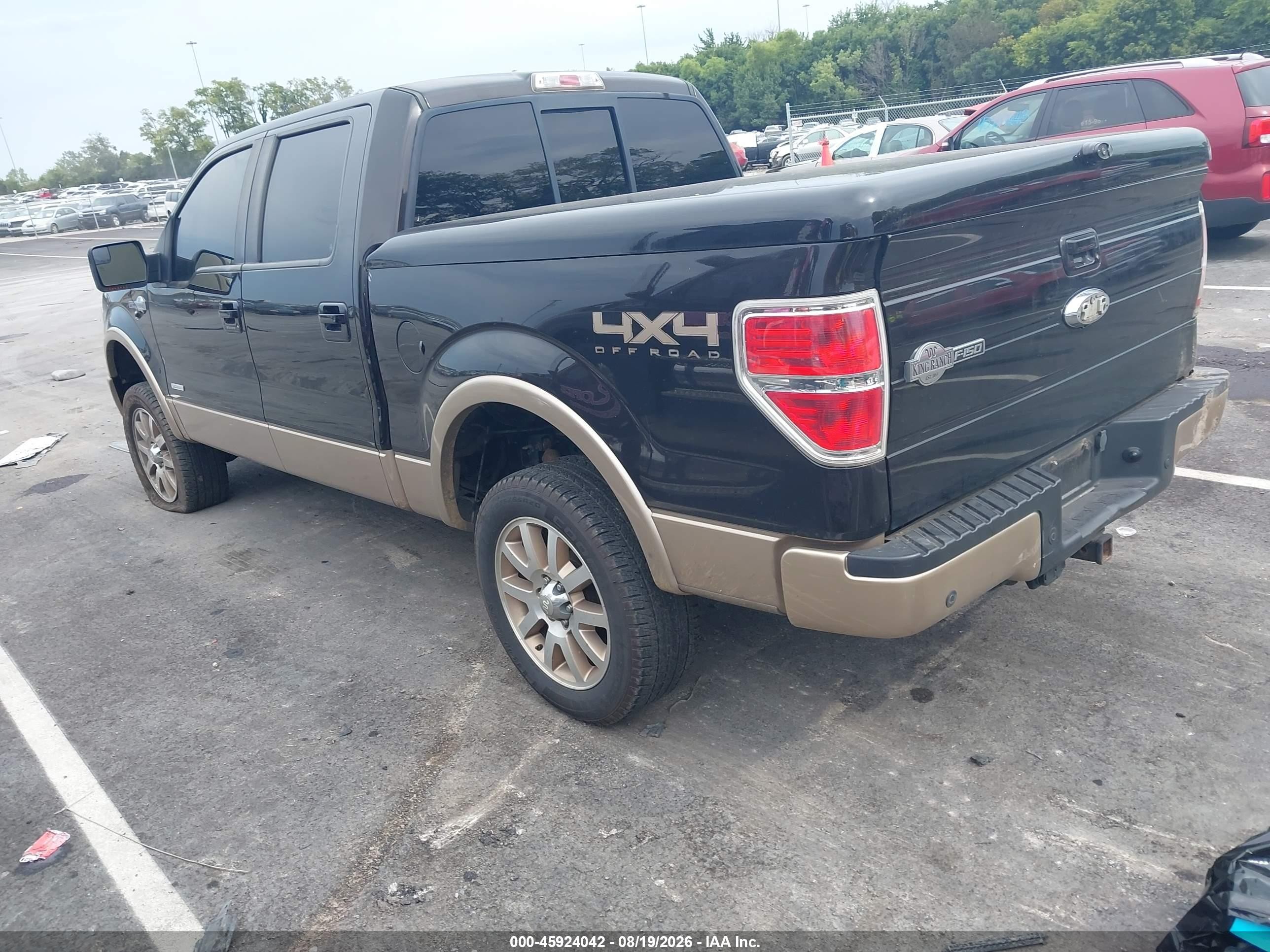 2013 Ford F-150 King Ranch Black vin: 1FTFW1ET7DKD67697
