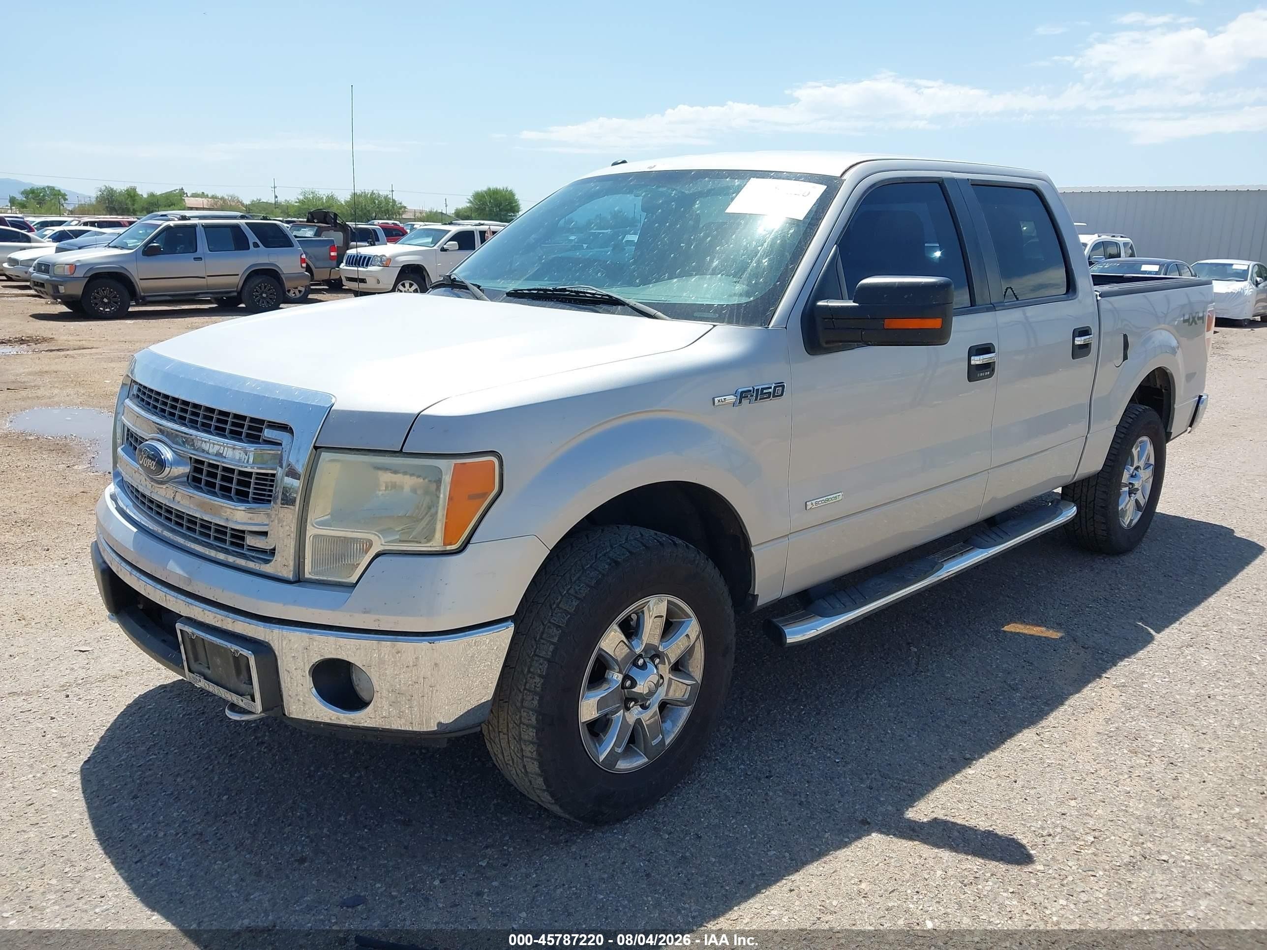 2013 Ford F-150 Xlt Silver vin: 1FTFW1ET7DKD69725