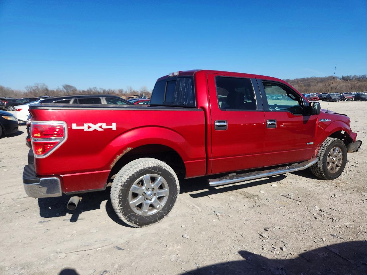 2013 Ford F150 Supercrew Red vin: 1FTFW1ET7DKE22875