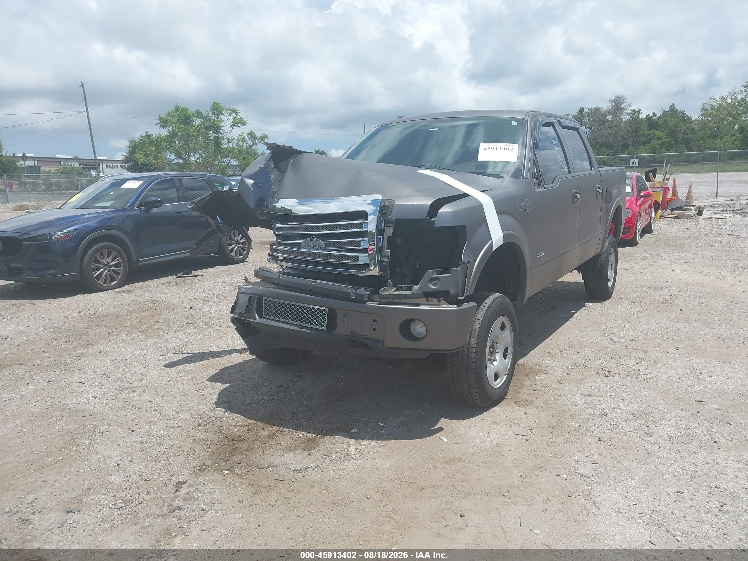 2013 Ford F-150 King Ranch Gray vin: 1FTFW1ET7DKF35404
