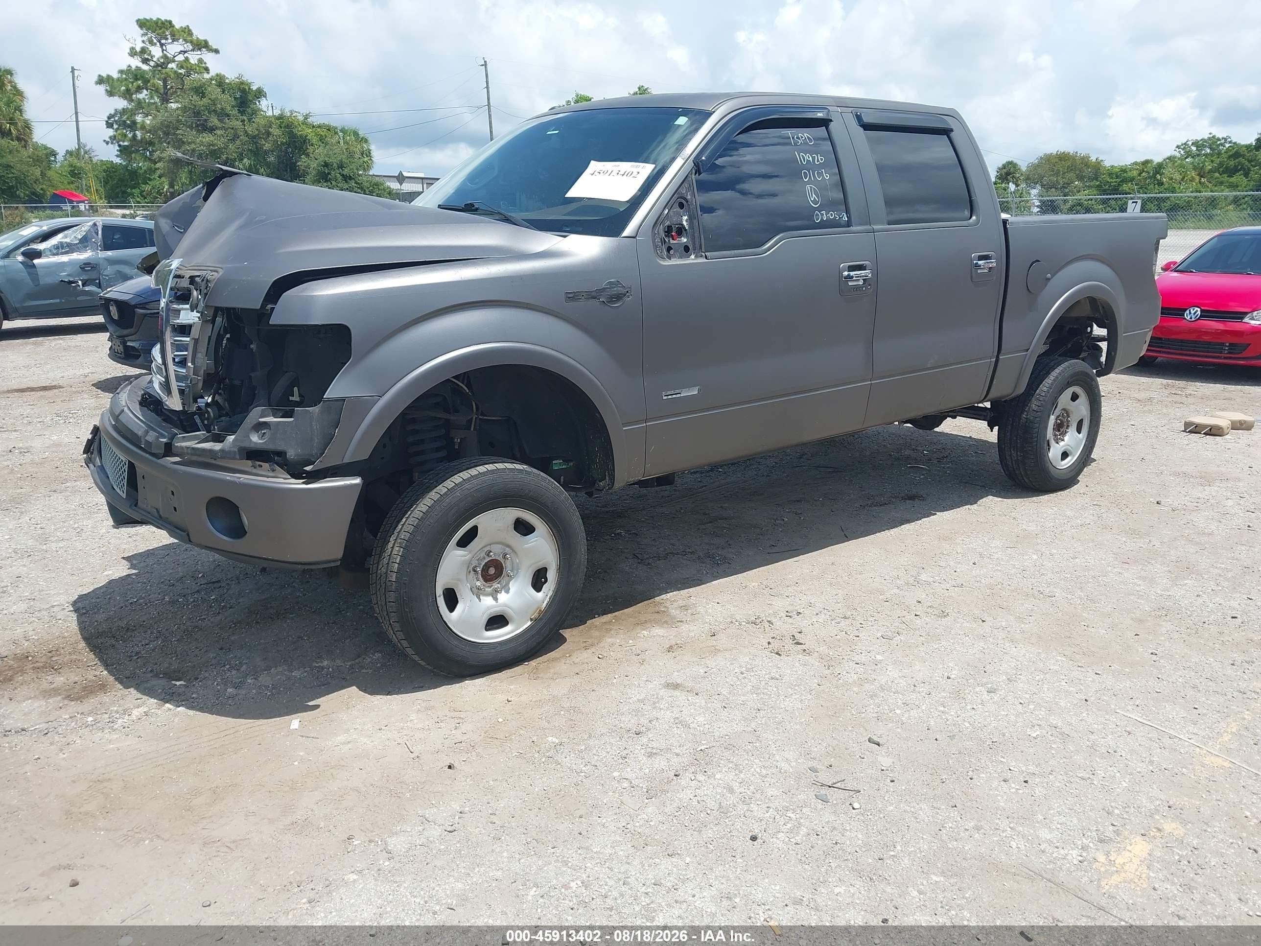 2013 Ford F-150 King Ranch Gray vin: 1FTFW1ET7DKF35404