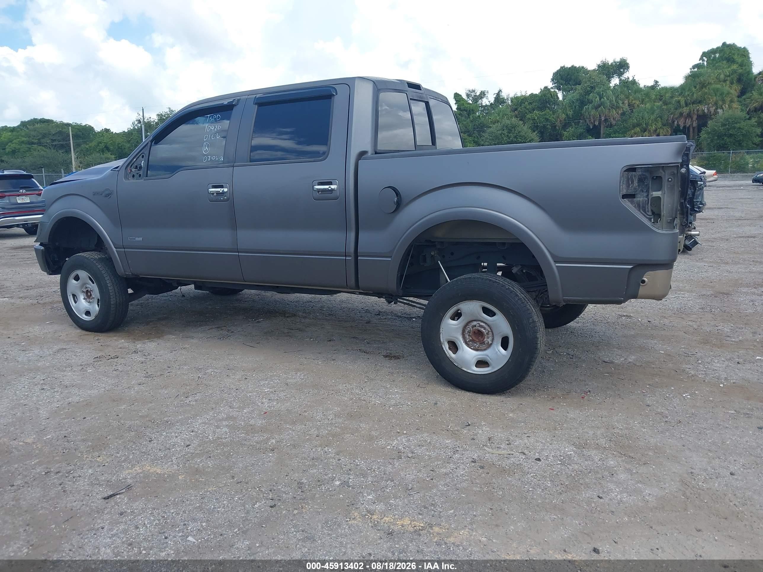 2013 Ford F-150 King Ranch Gray vin: 1FTFW1ET7DKF35404