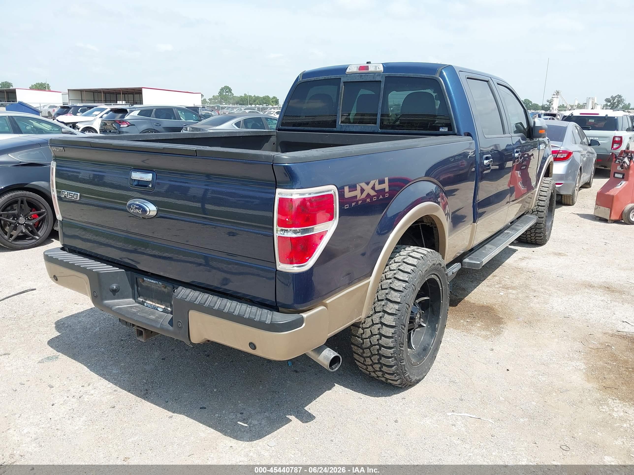 2014 Ford F-150 Lariat Blue vin: 1FTFW1ET7EFB29486