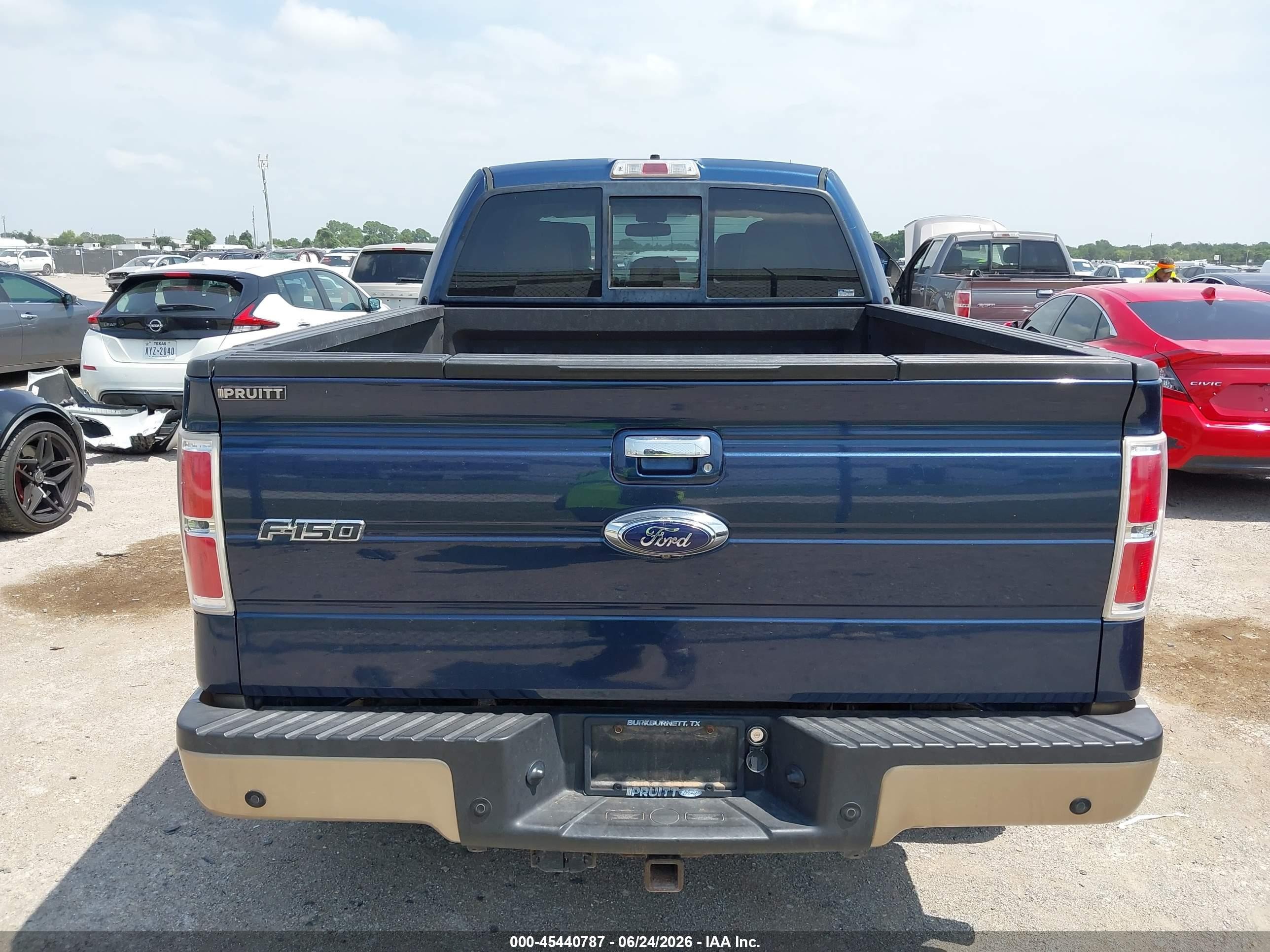 2014 Ford F-150 Lariat Blue vin: 1FTFW1ET7EFB29486