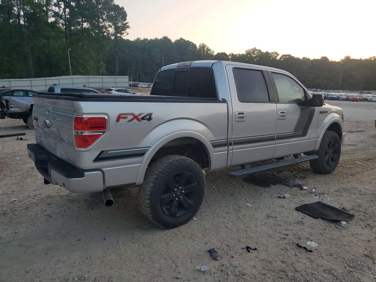 2014 Ford F150 Supercrew Silver vin: 1FTFW1ET7EFB55294