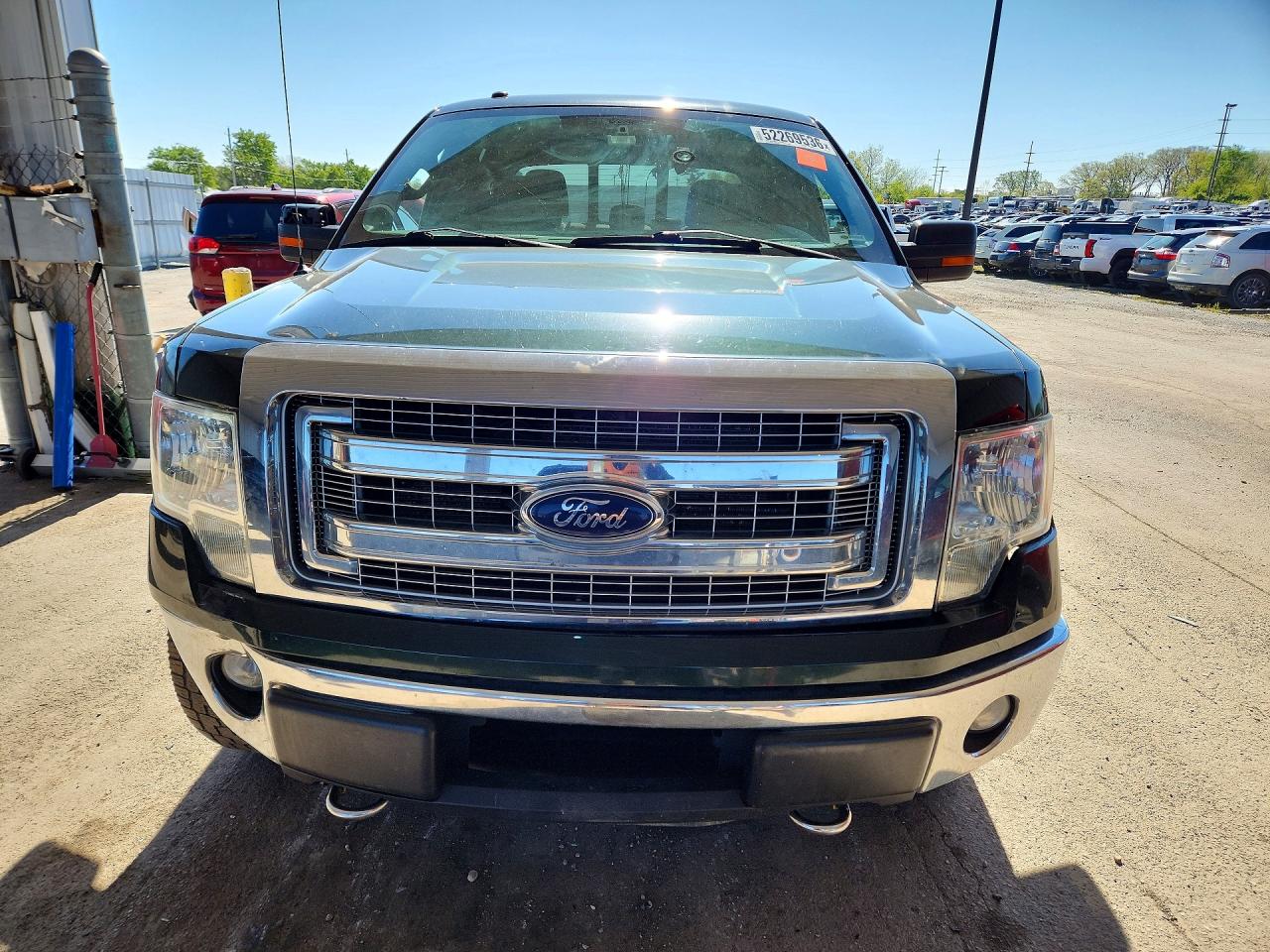 2014 Ford F150 Supercrew Зеленый vin: 1FTFW1ET7EFB76002