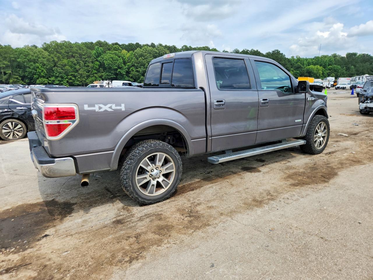 2014 Ford F150 Supercrew Gray vin: 1FTFW1ET7EFC62135