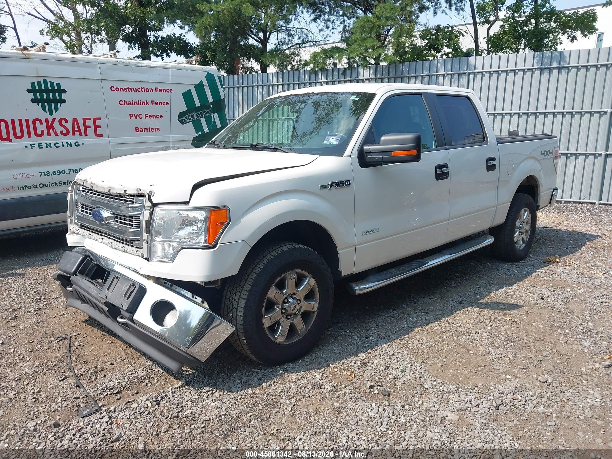 2014 Ford F-150 Xlt White vin: 1FTFW1ET7EFC74673