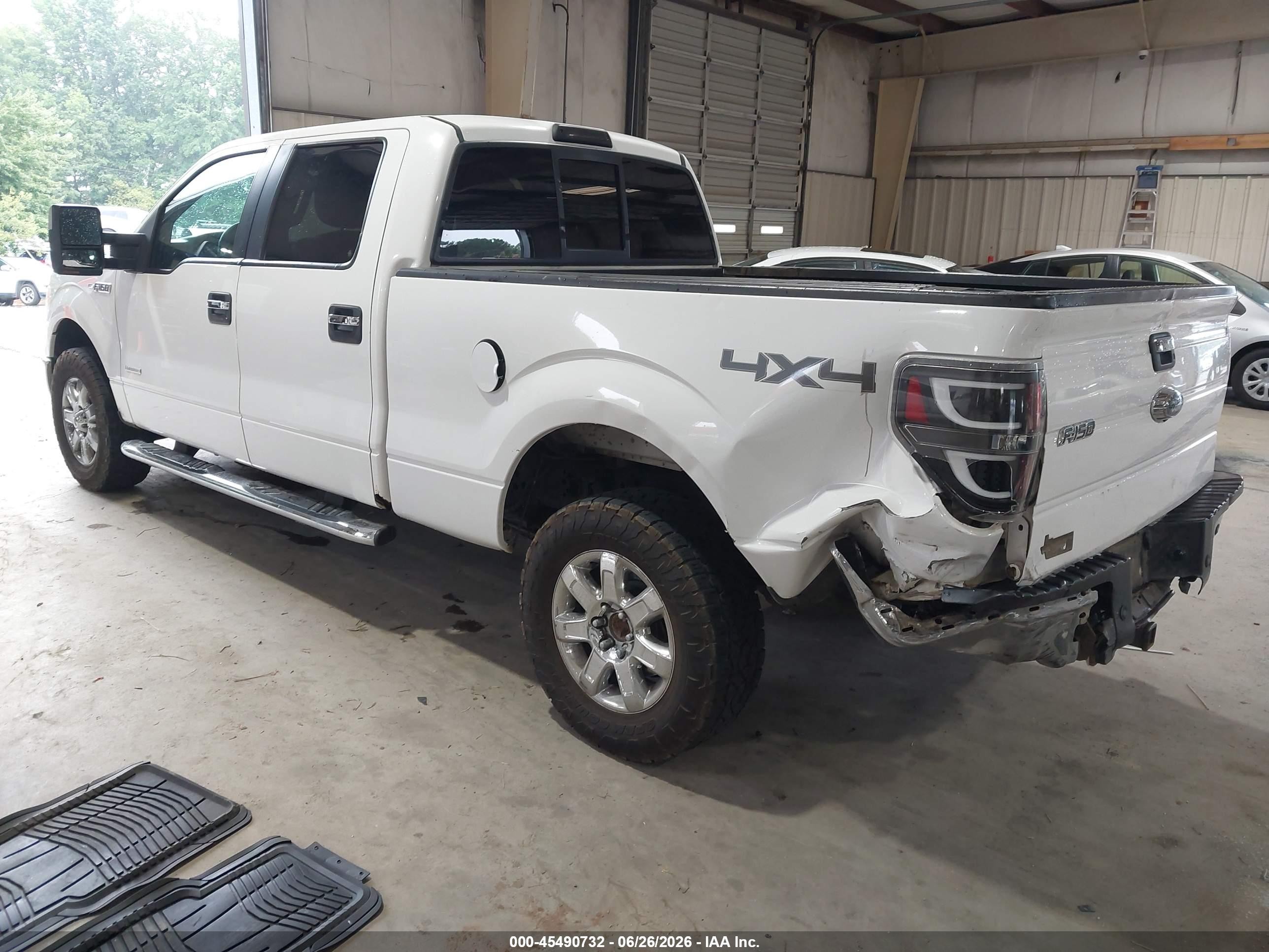 2014 Ford F-150 Fx4/king Ranch/lariat/limited/platinum/xl/xlt White vin: 1FTFW1ET7EKD09722