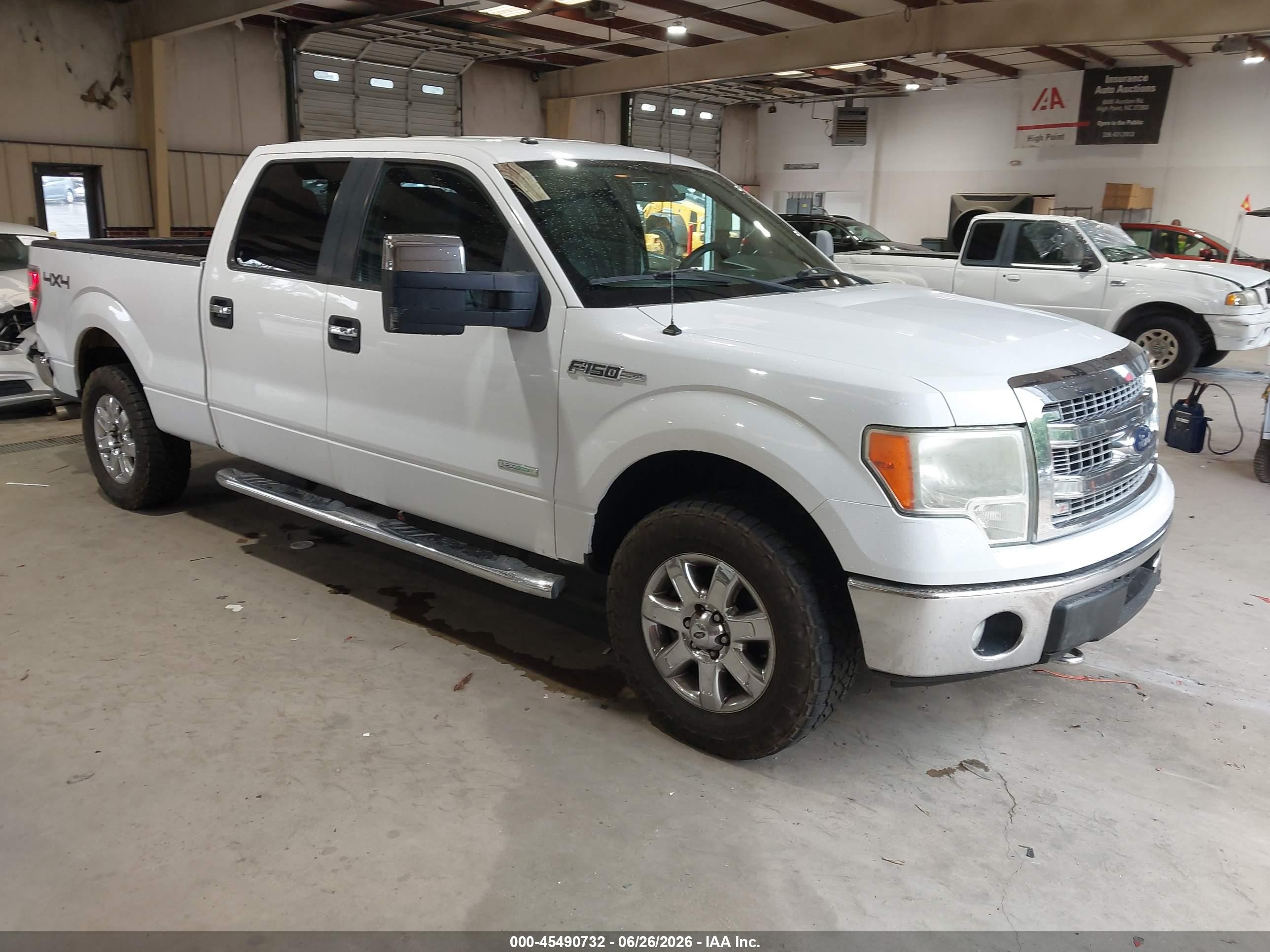 2014 Ford F-150 Fx4/king Ranch/lariat/limited/platinum/xl/xlt White vin: 1FTFW1ET7EKD09722
