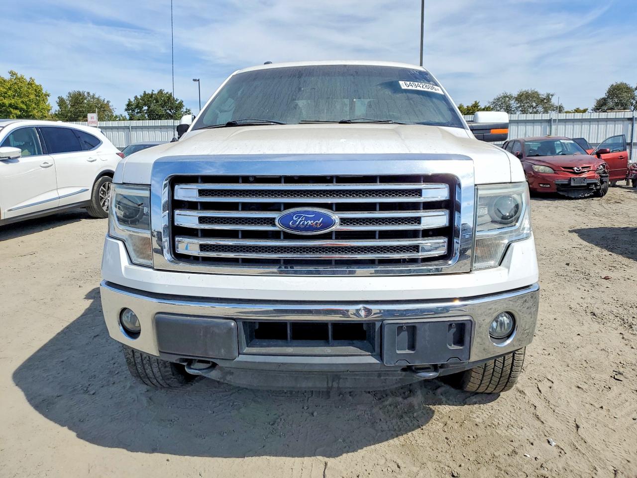 2014 Ford F150 Supercrew White vin: 1FTFW1ET7EKF55136