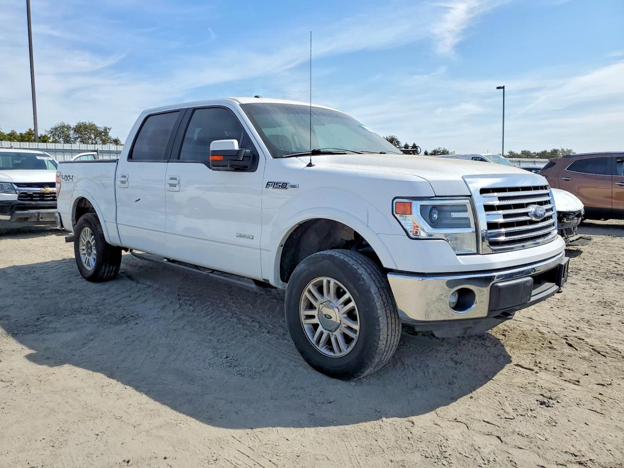 2014 Ford F150 Supercrew White vin: 1FTFW1ET7EKF55136