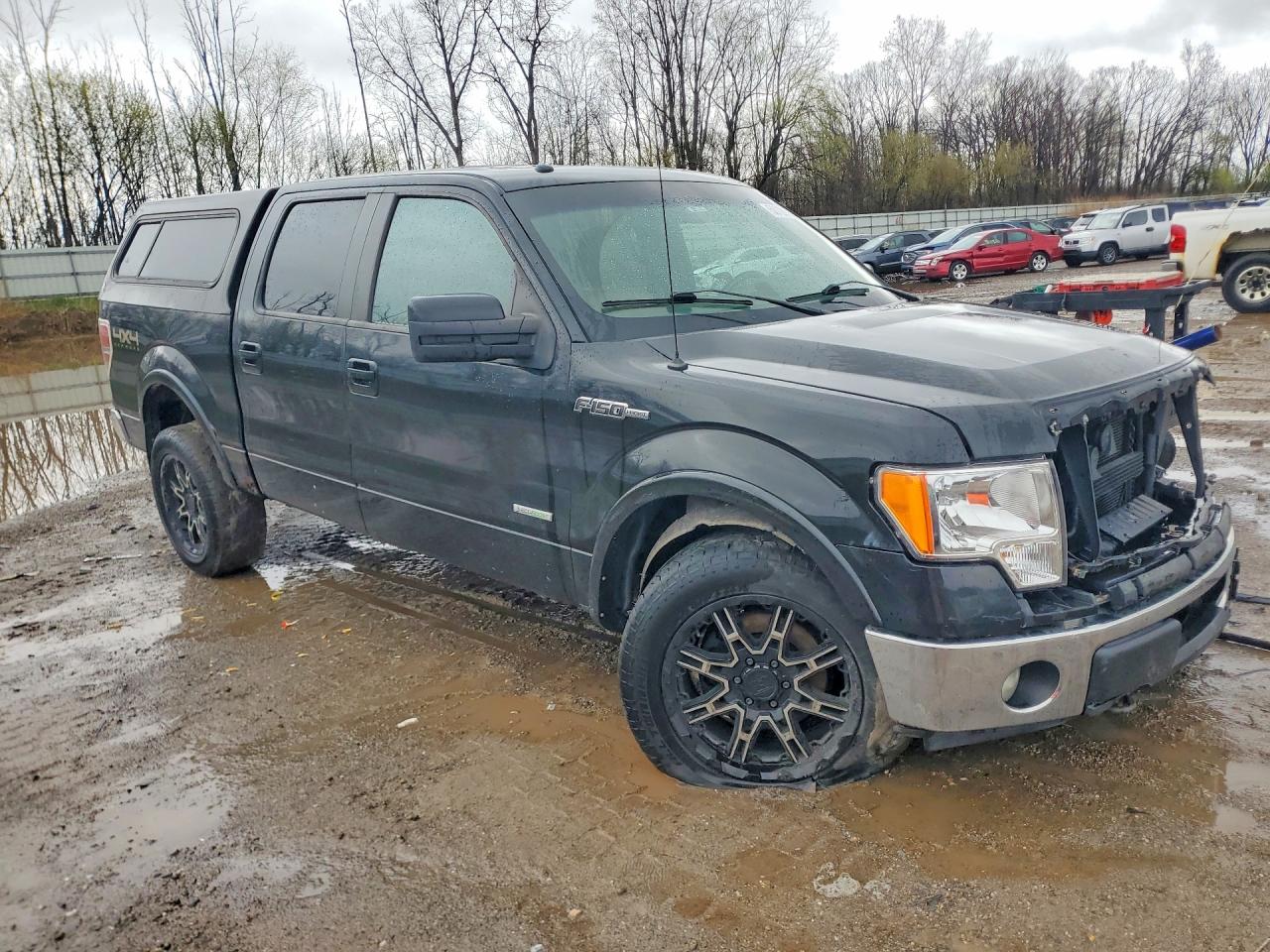 2011 Ford F150 Supercrew Black vin: 1FTFW1ET8BFA58813