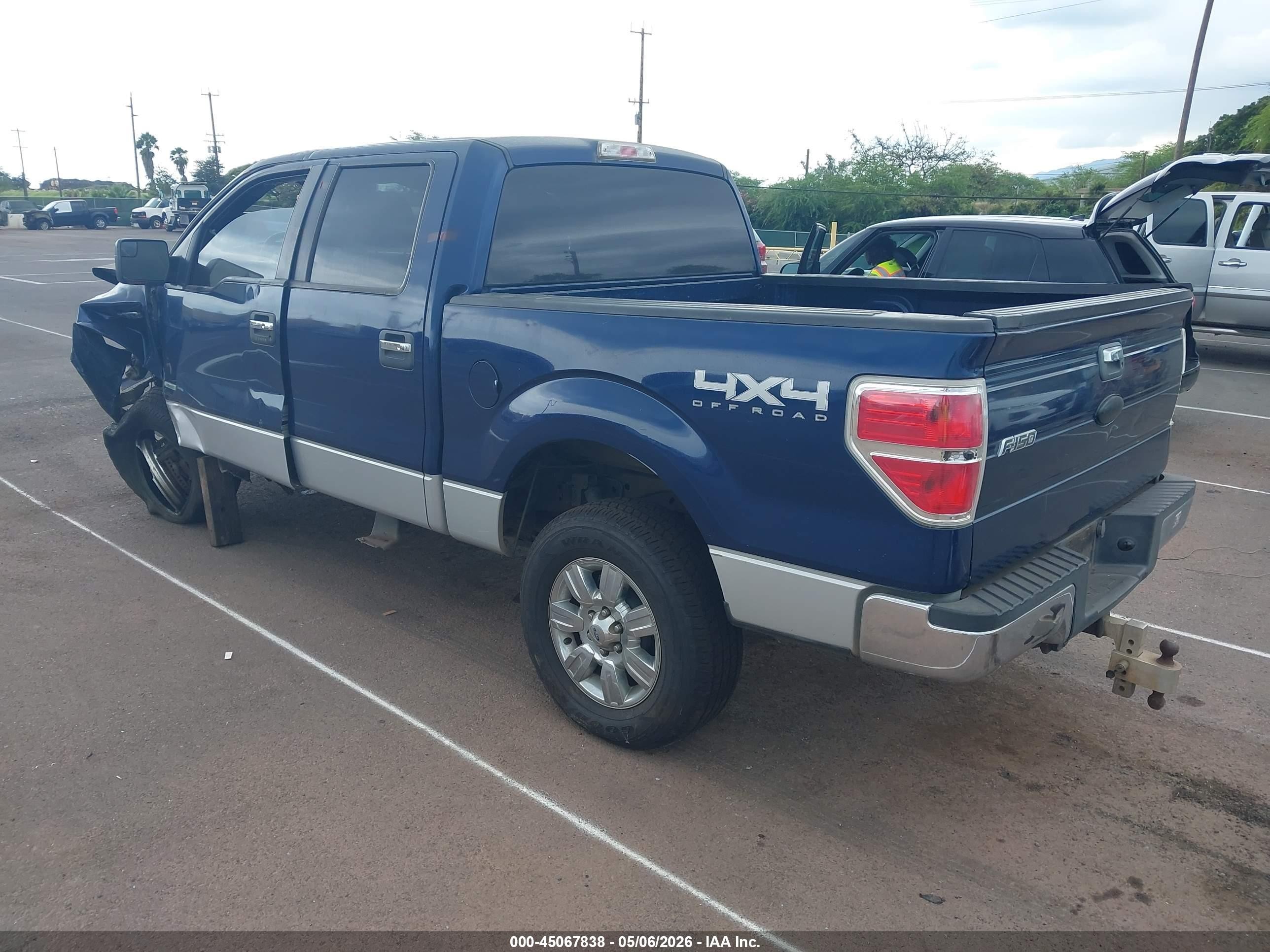 2011 Ford F-150 Xlt Blue vin: 1FTFW1ET8BFB17519
