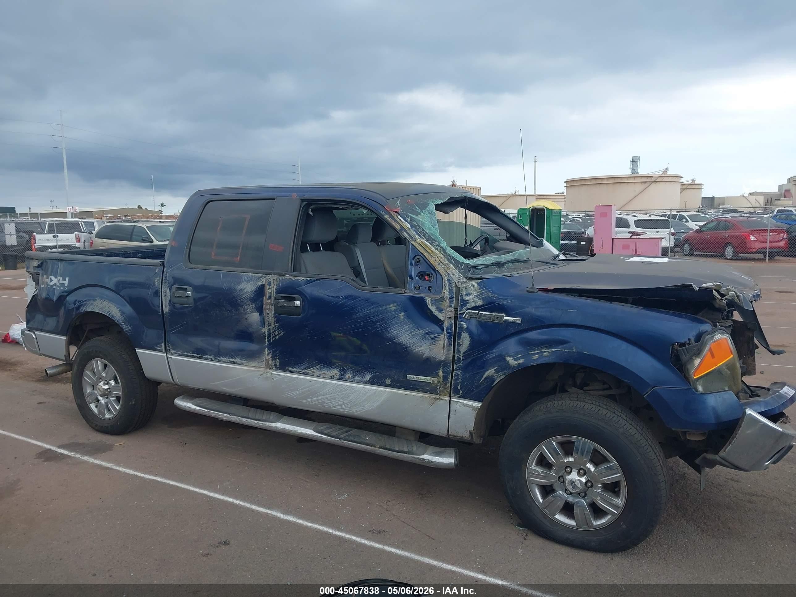 2011 Ford F-150 Xlt Blue vin: 1FTFW1ET8BFB17519