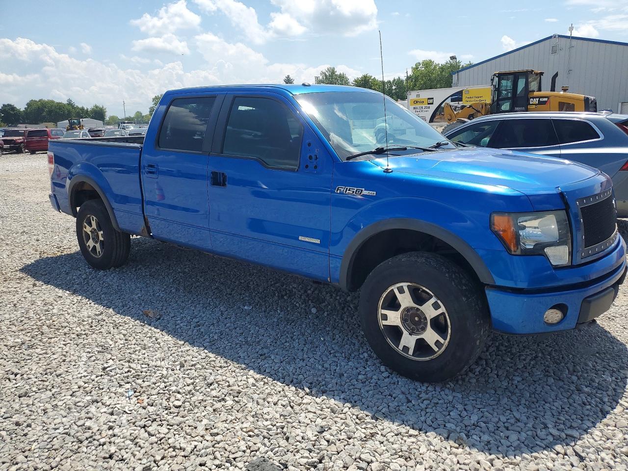 2011 Ford F150 Supercrew Blue vin: 1FTFW1ET8BFB72374