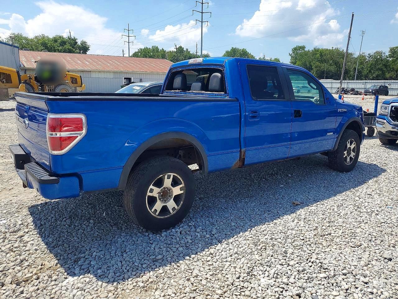 2011 Ford F150 Supercrew Blue vin: 1FTFW1ET8BFB72374