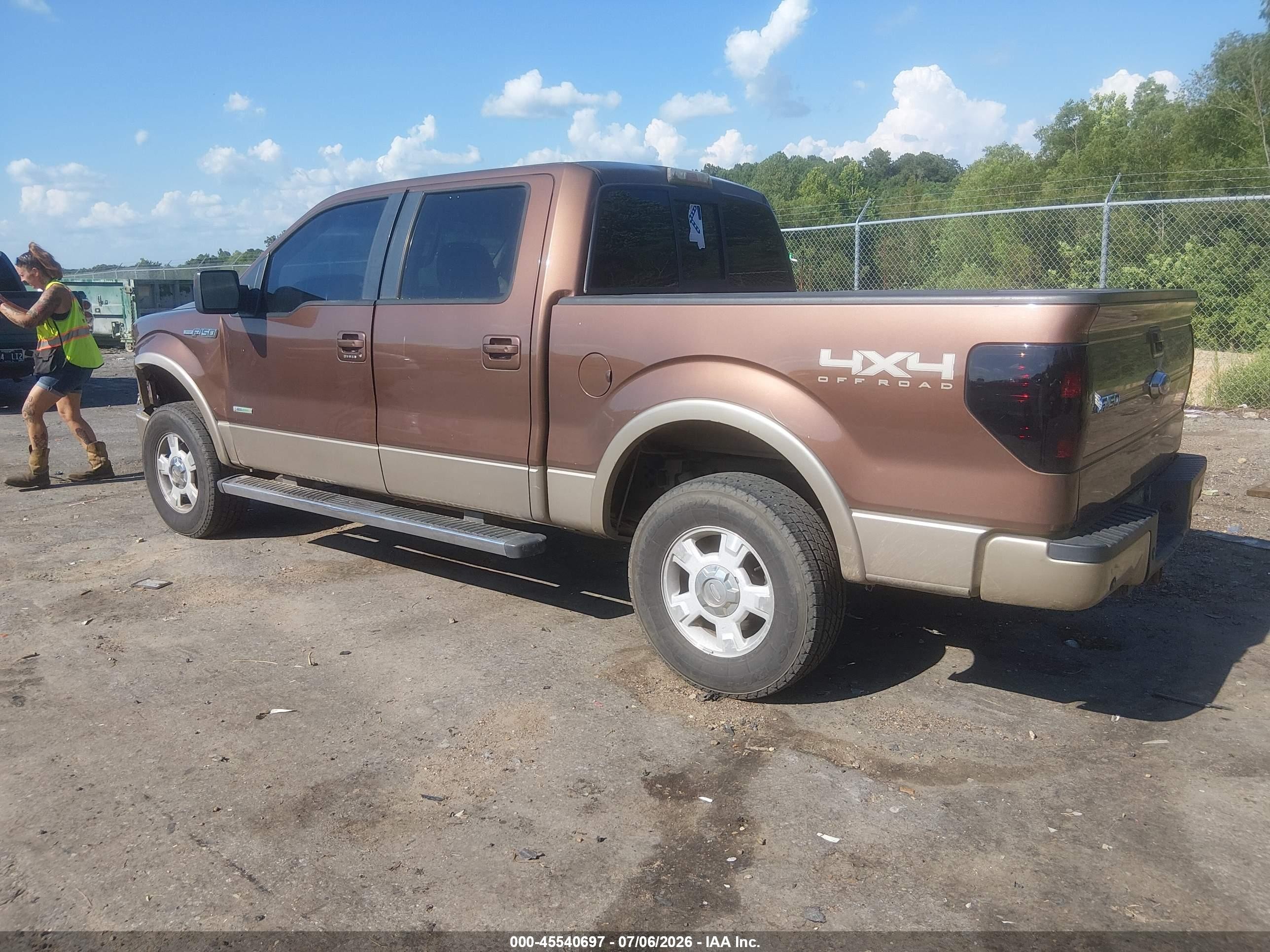 2011 Ford F-150 Fx4/king Ranch/lariat/platinum/xlt Brown vin: 1FTFW1ET8BFB98053
