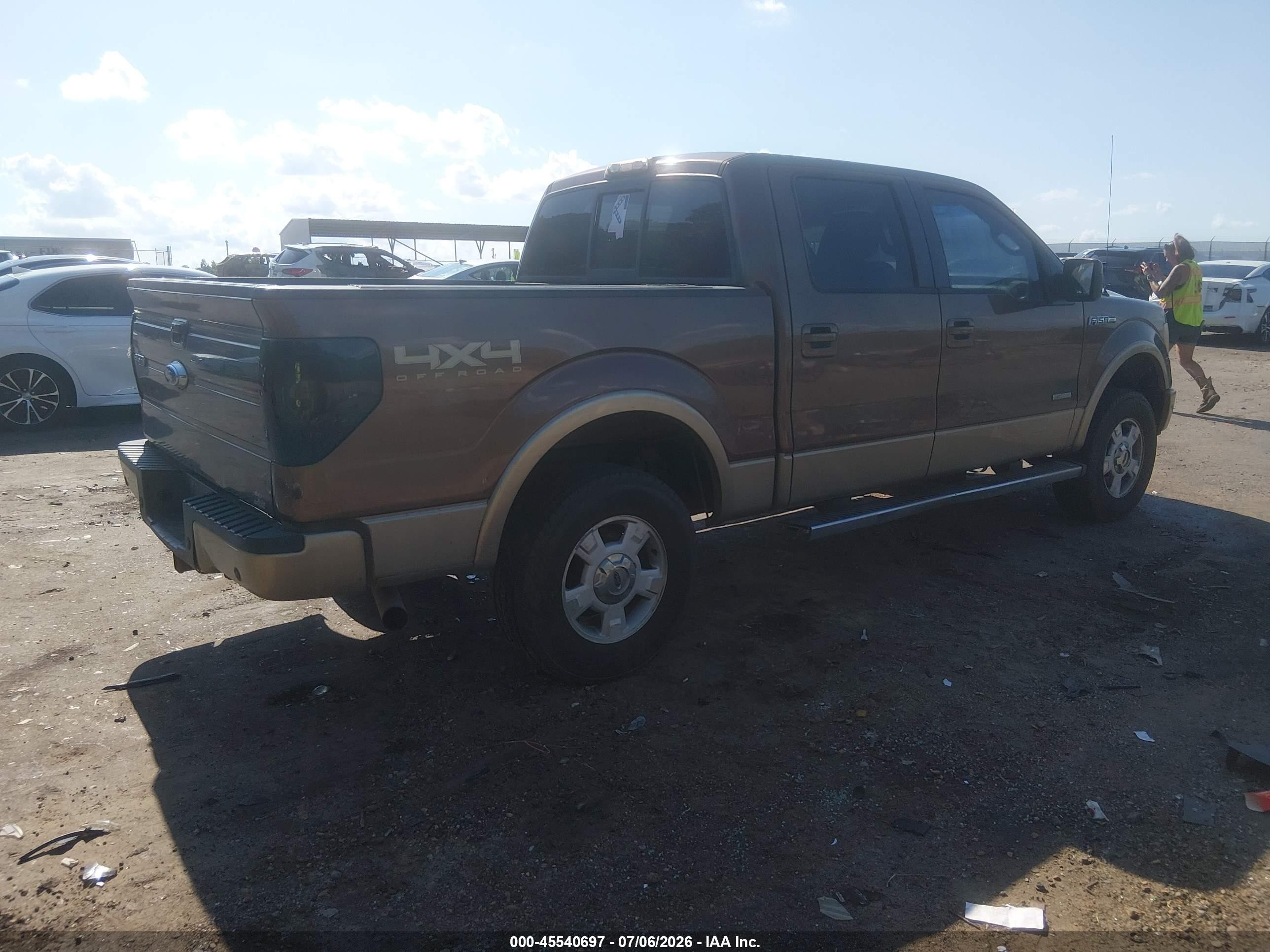 2011 Ford F-150 Fx4/king Ranch/lariat/platinum/xlt Brown vin: 1FTFW1ET8BFB98053
