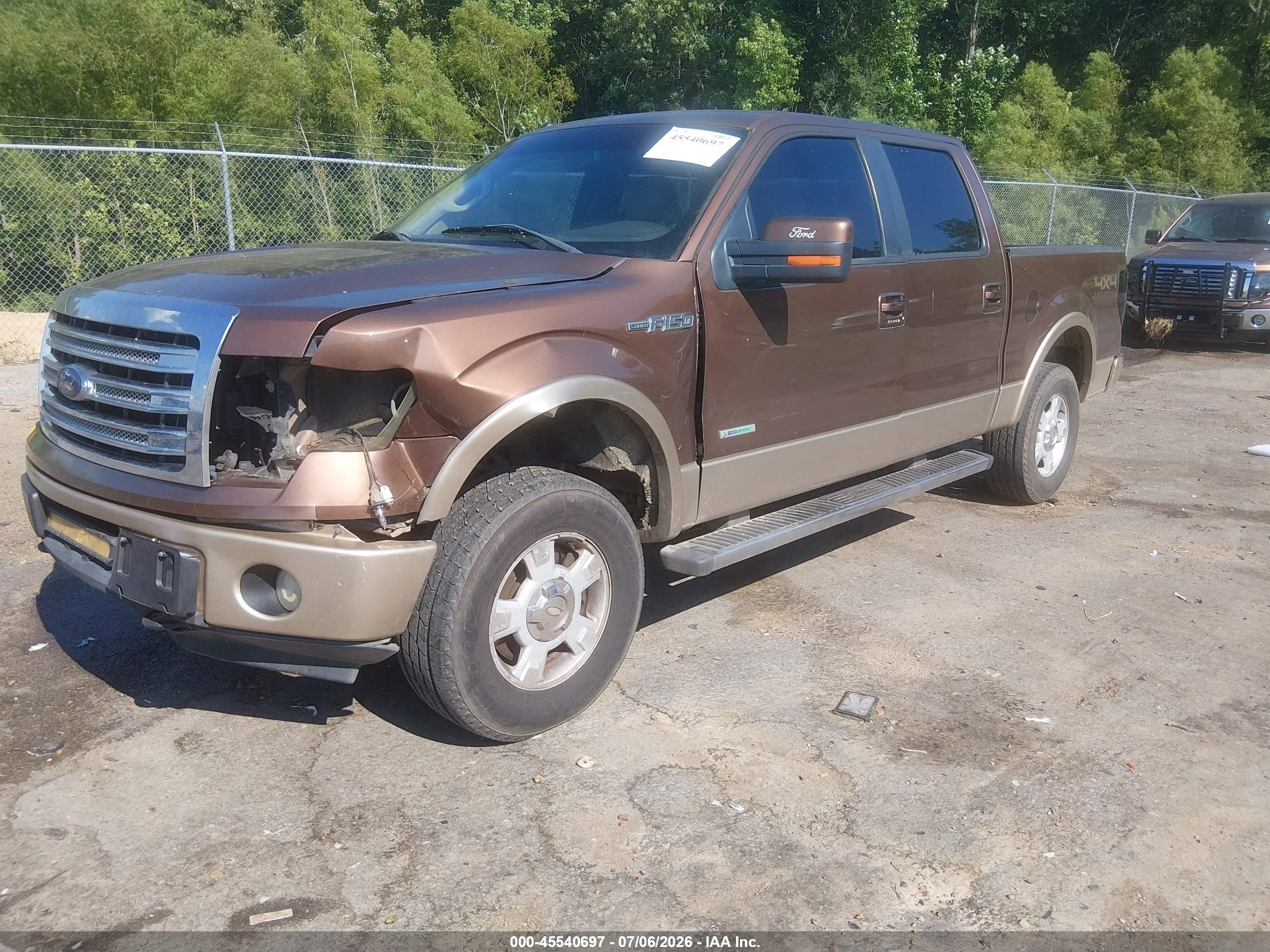 2011 Ford F-150 Fx4/king Ranch/lariat/platinum/xlt Brown vin: 1FTFW1ET8BFB98053