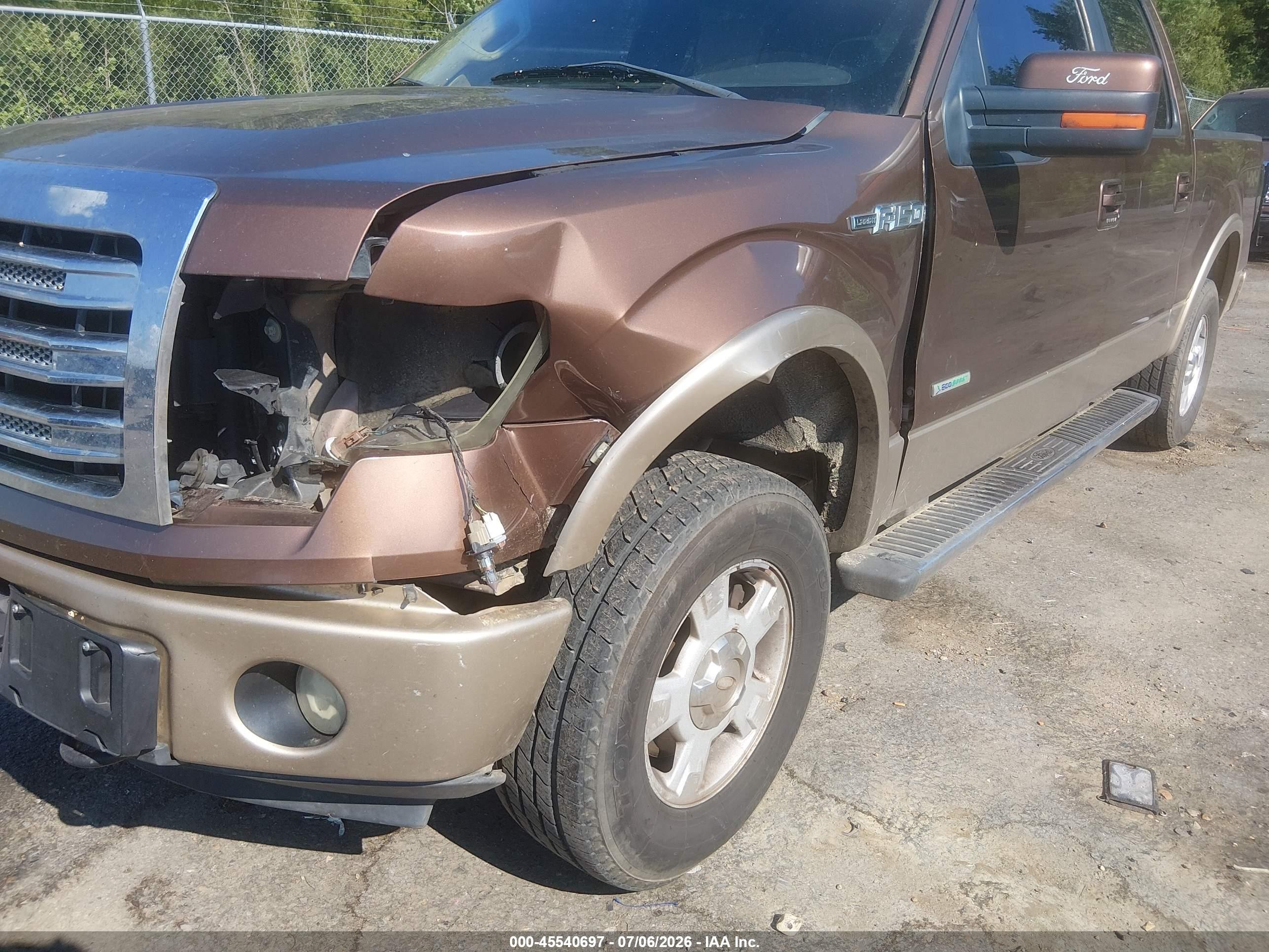 2011 Ford F-150 Fx4/king Ranch/lariat/platinum/xlt Brown vin: 1FTFW1ET8BFB98053