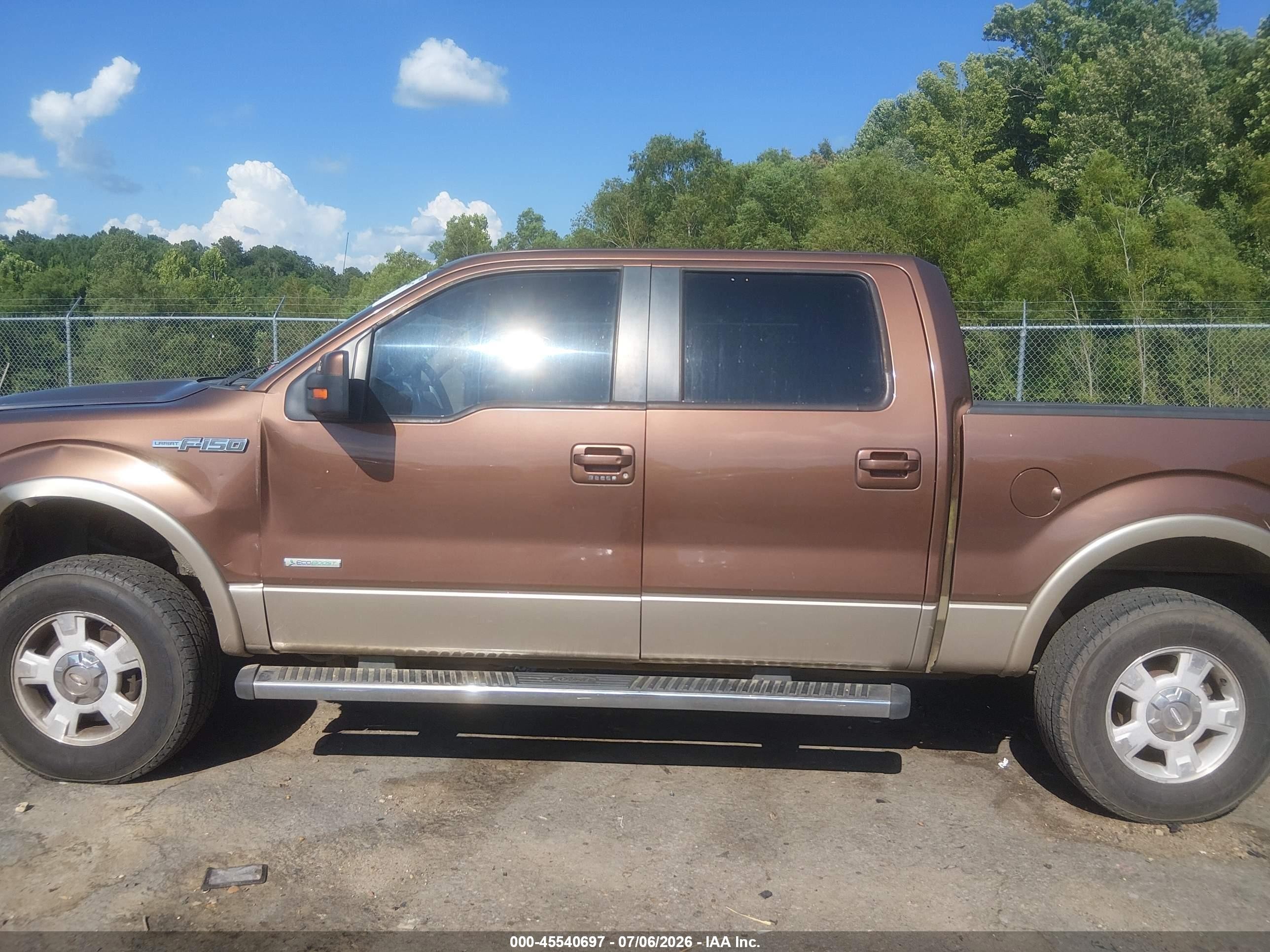 2011 Ford F-150 Fx4/king Ranch/lariat/platinum/xlt Brown vin: 1FTFW1ET8BFB98053