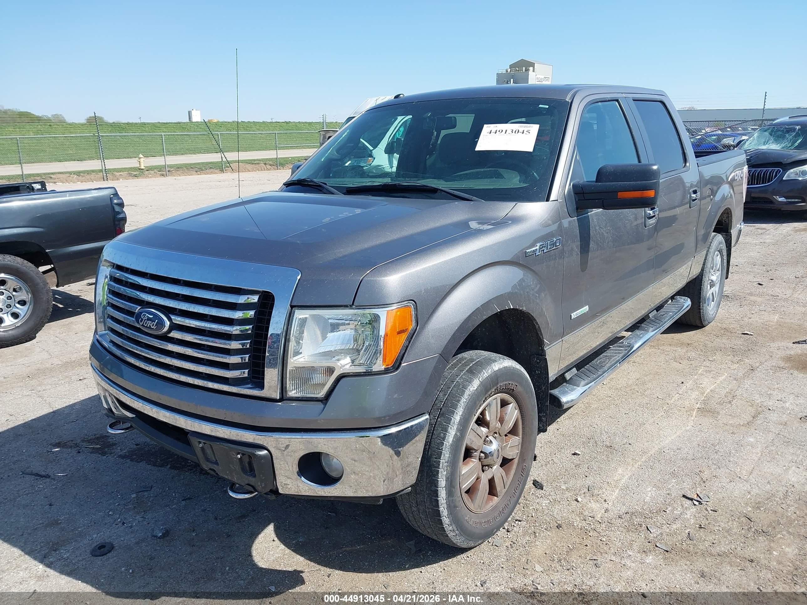 2011 Ford F-150 Xlt Gray vin: 1FTFW1ET8BFC65055