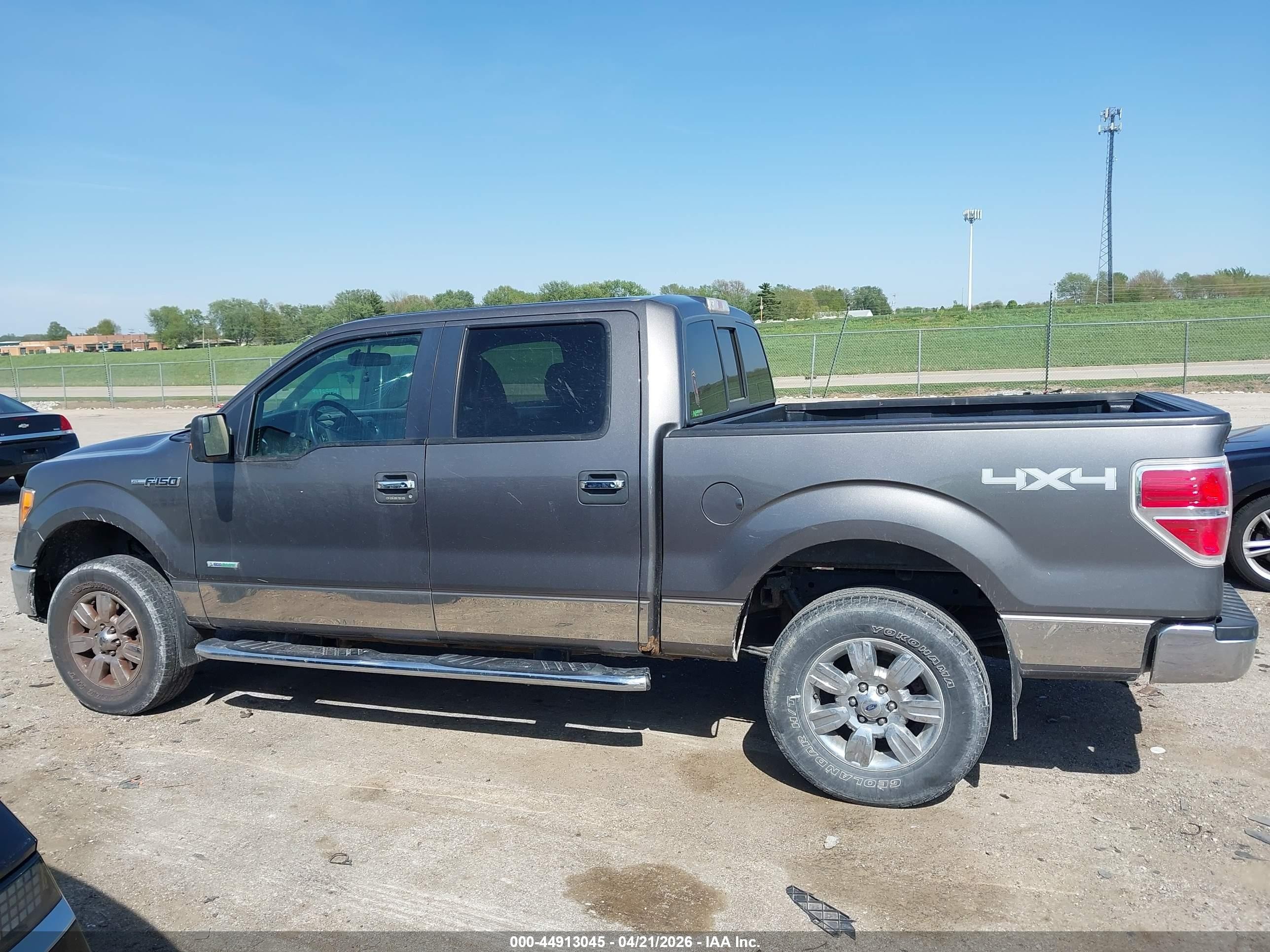 2011 Ford F-150 Xlt Gray vin: 1FTFW1ET8BFC65055