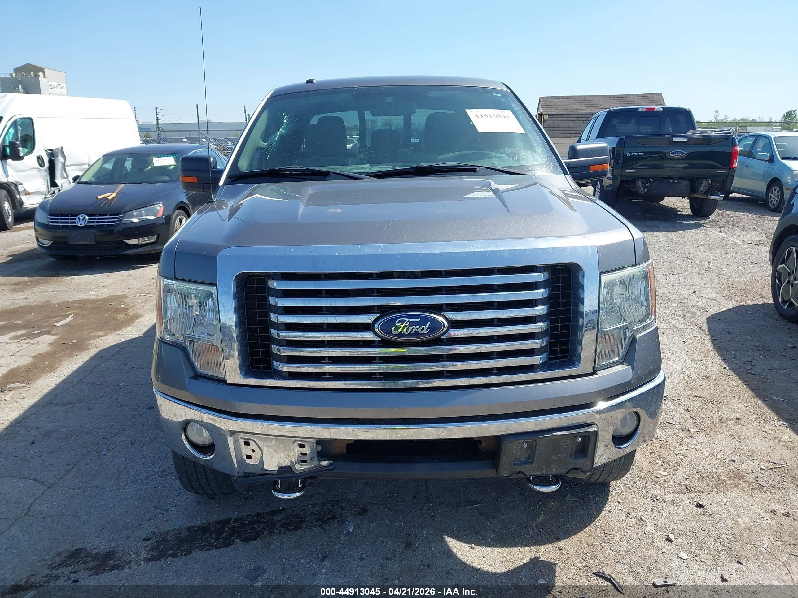 2011 Ford F-150 Xlt Gray vin: 1FTFW1ET8BFC65055