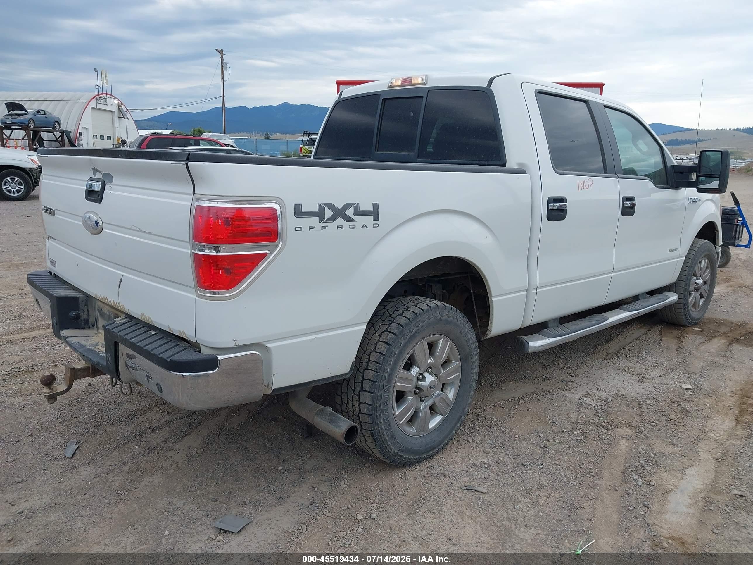 2011 Ford F-150 Fx4/king Ranch/lariat/platinum/xlt White vin: 1FTFW1ET8BKD91858