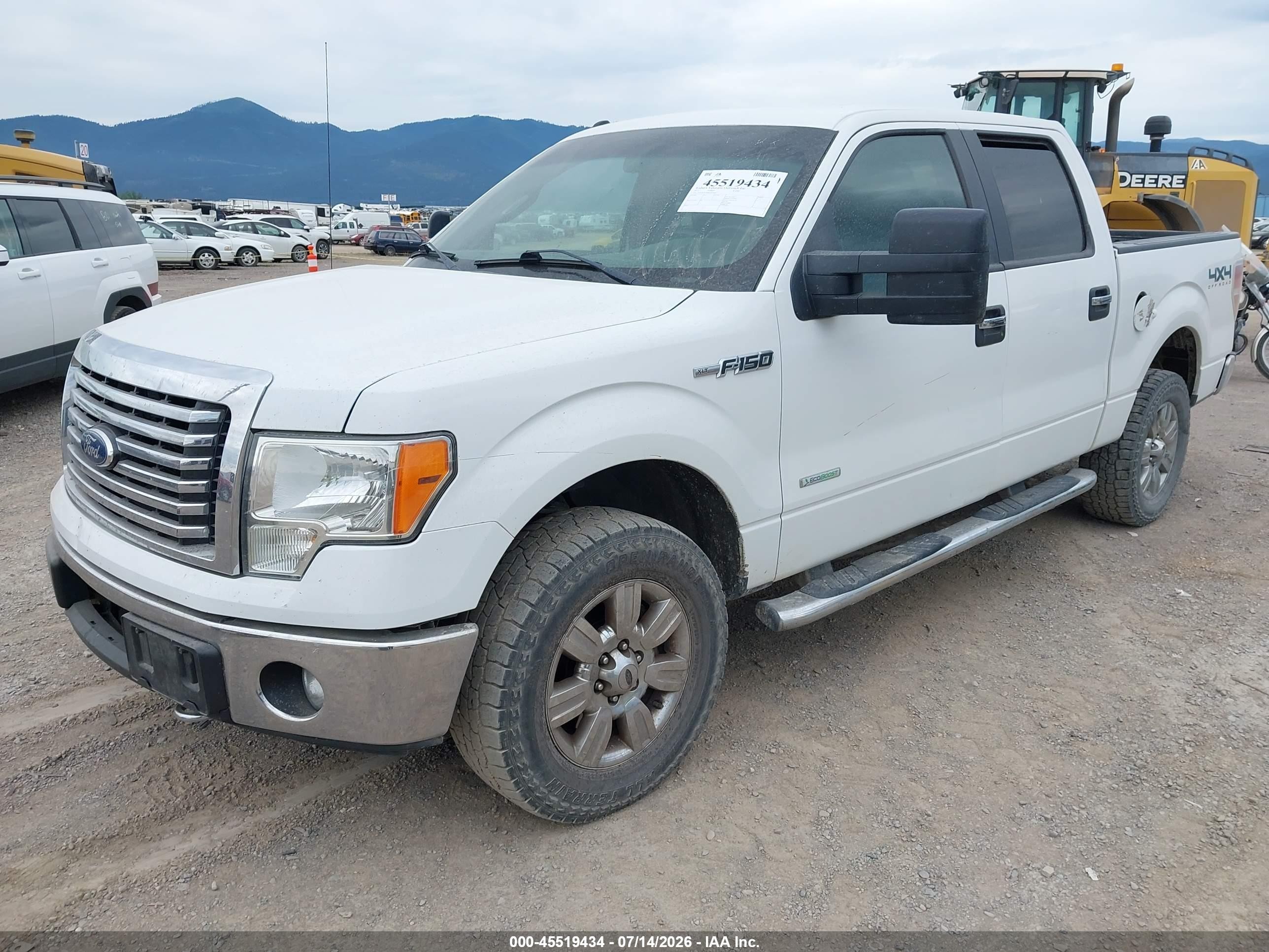 2011 Ford F-150 Fx4/king Ranch/lariat/platinum/xlt White vin: 1FTFW1ET8BKD91858