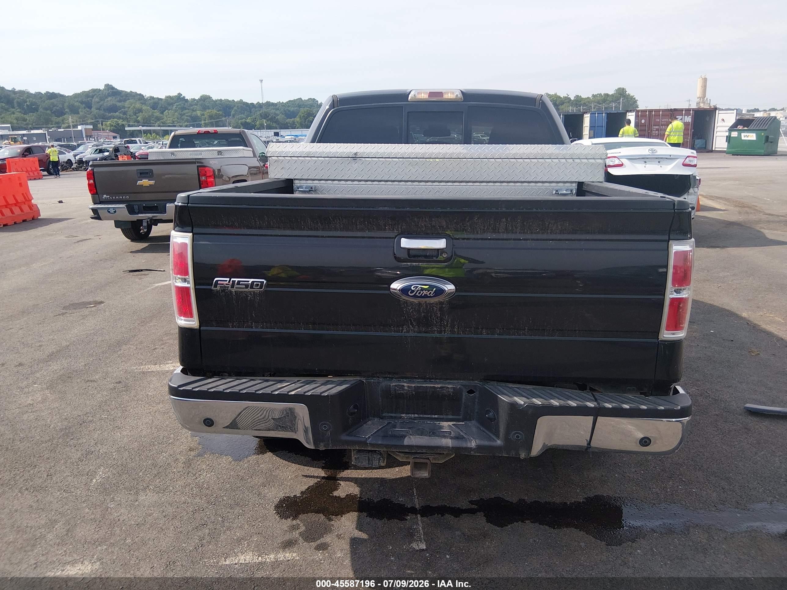 2012 Ford F-150 Lariat Черный vin: 1FTFW1ET8CFA00766