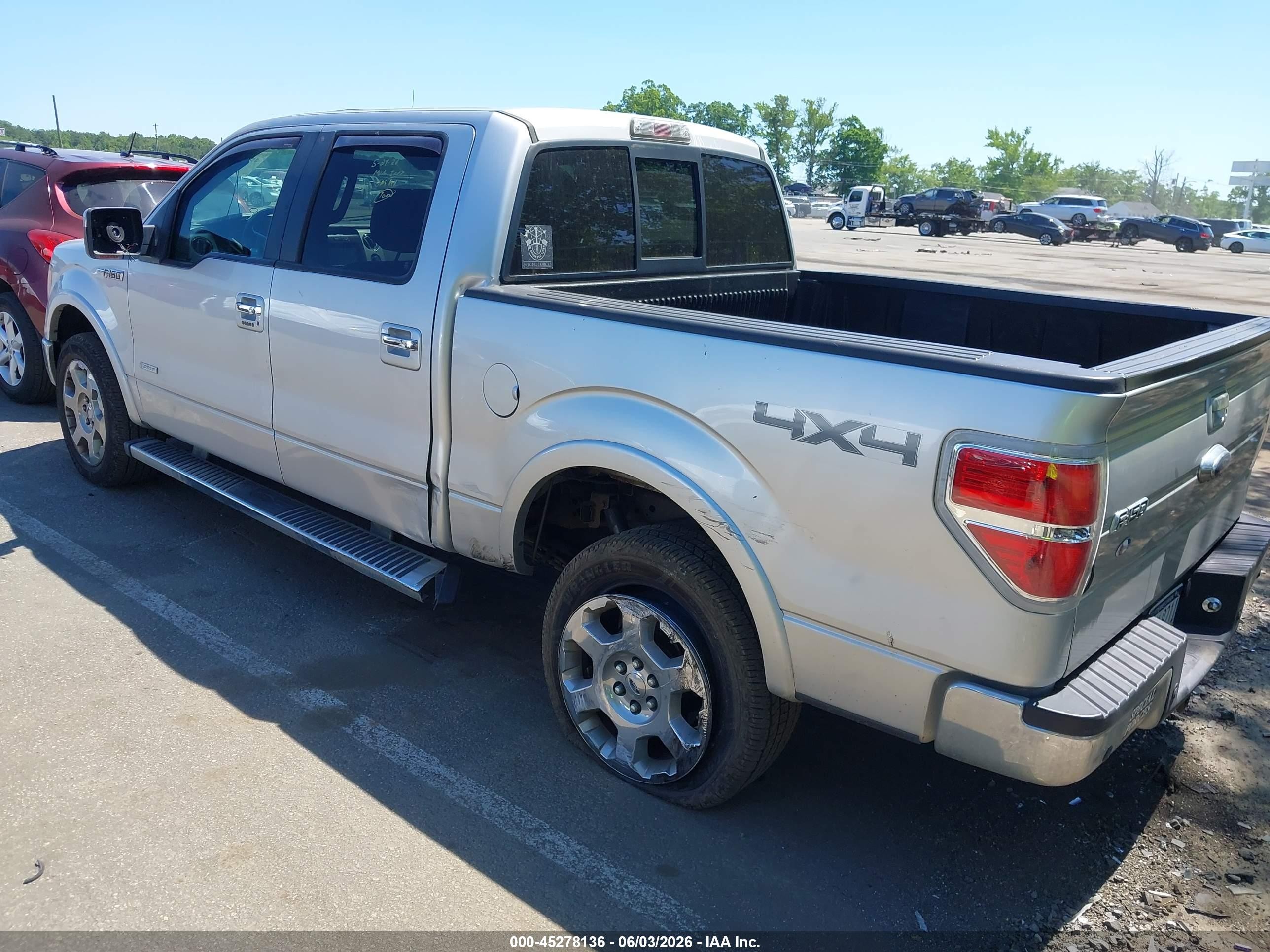 2012 Ford F-150 Lariat Белый vin: 1FTFW1ET8CFA01027