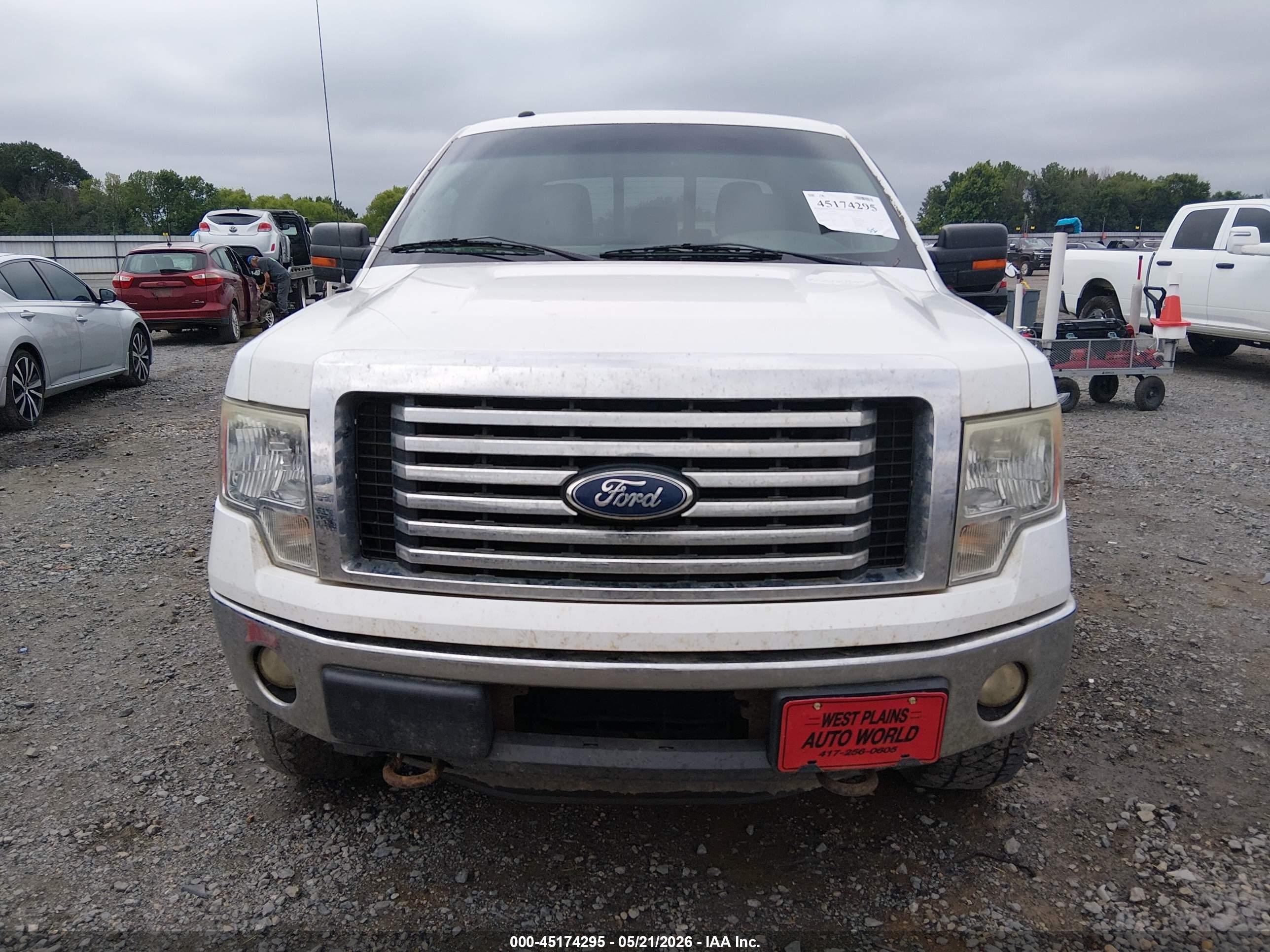 2012 Ford F-150 Xlt White vin: 1FTFW1ET8CFA04753