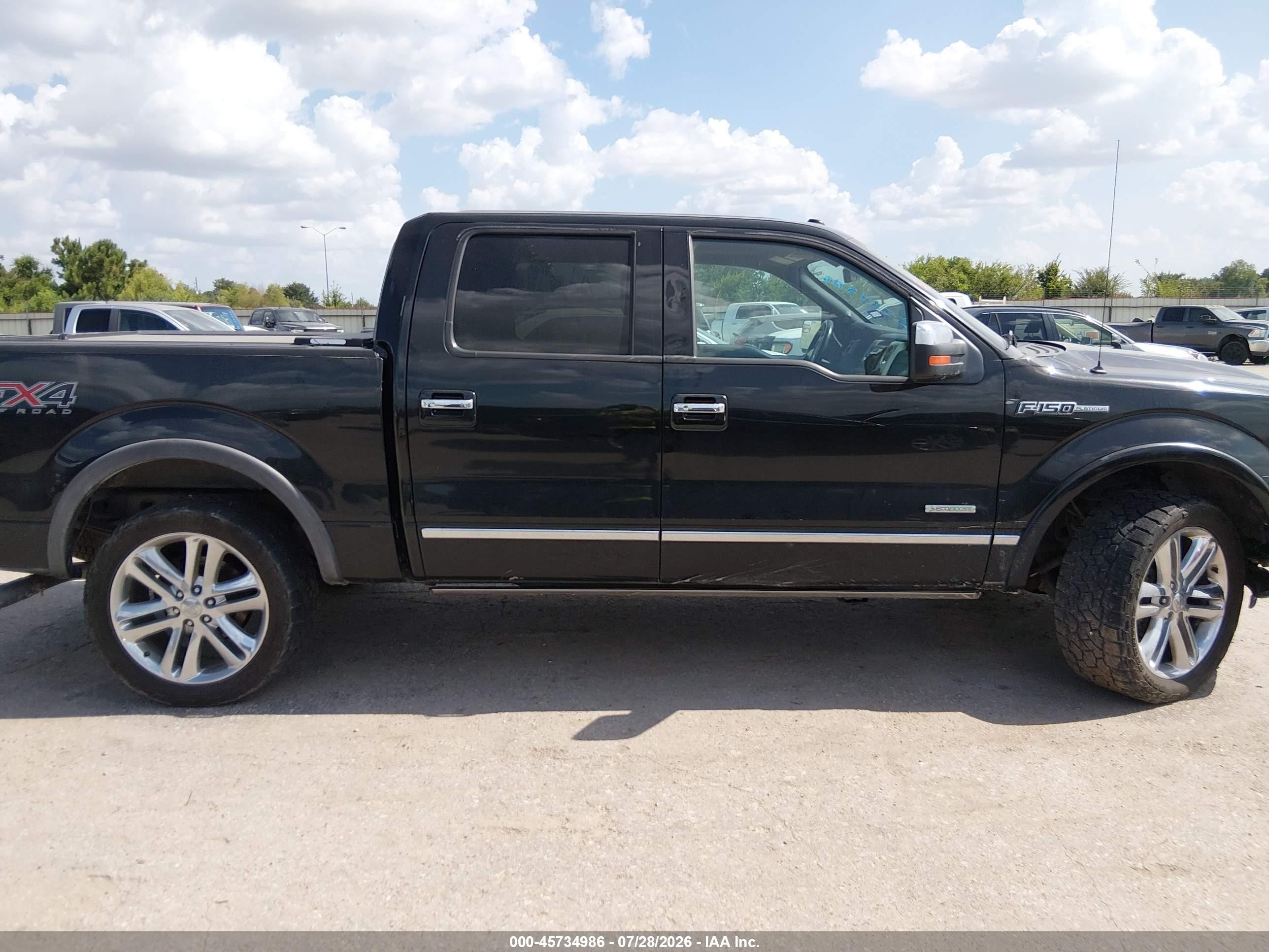 2012 Ford F-150 Platinum Black vin: 1FTFW1ET8CFA28650