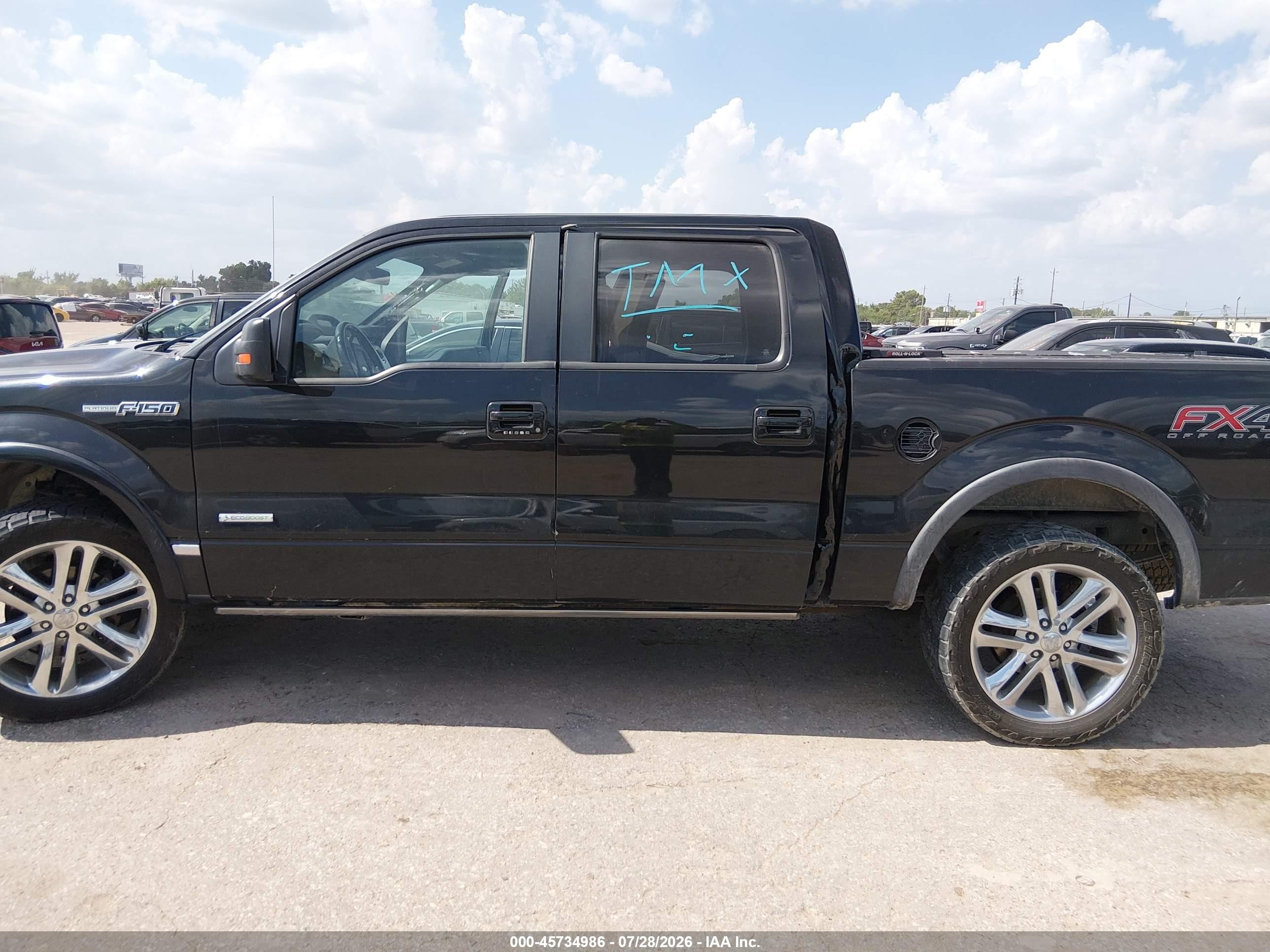 2012 Ford F-150 Platinum Black vin: 1FTFW1ET8CFA28650