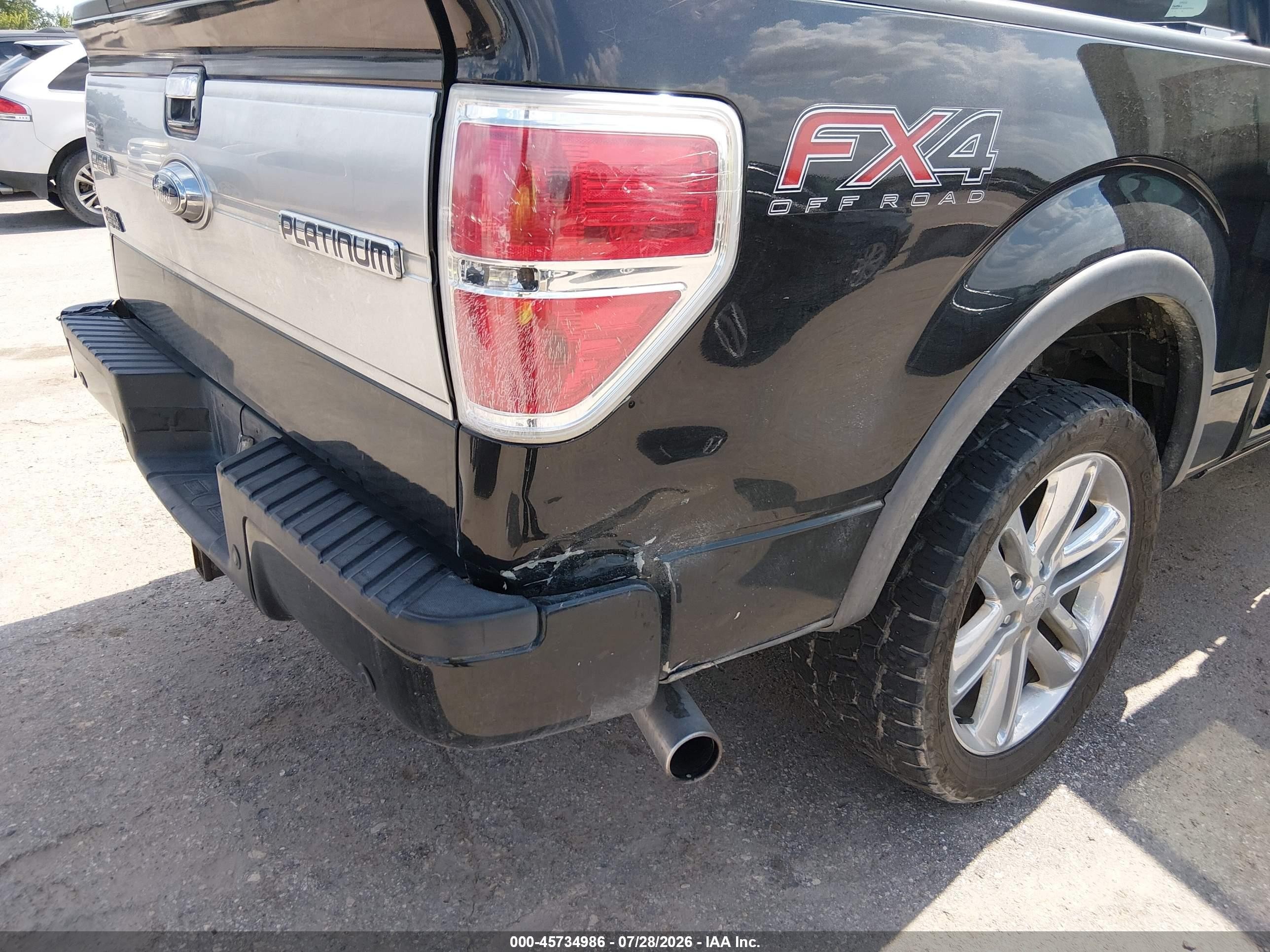2012 Ford F-150 Platinum Black vin: 1FTFW1ET8CFA28650