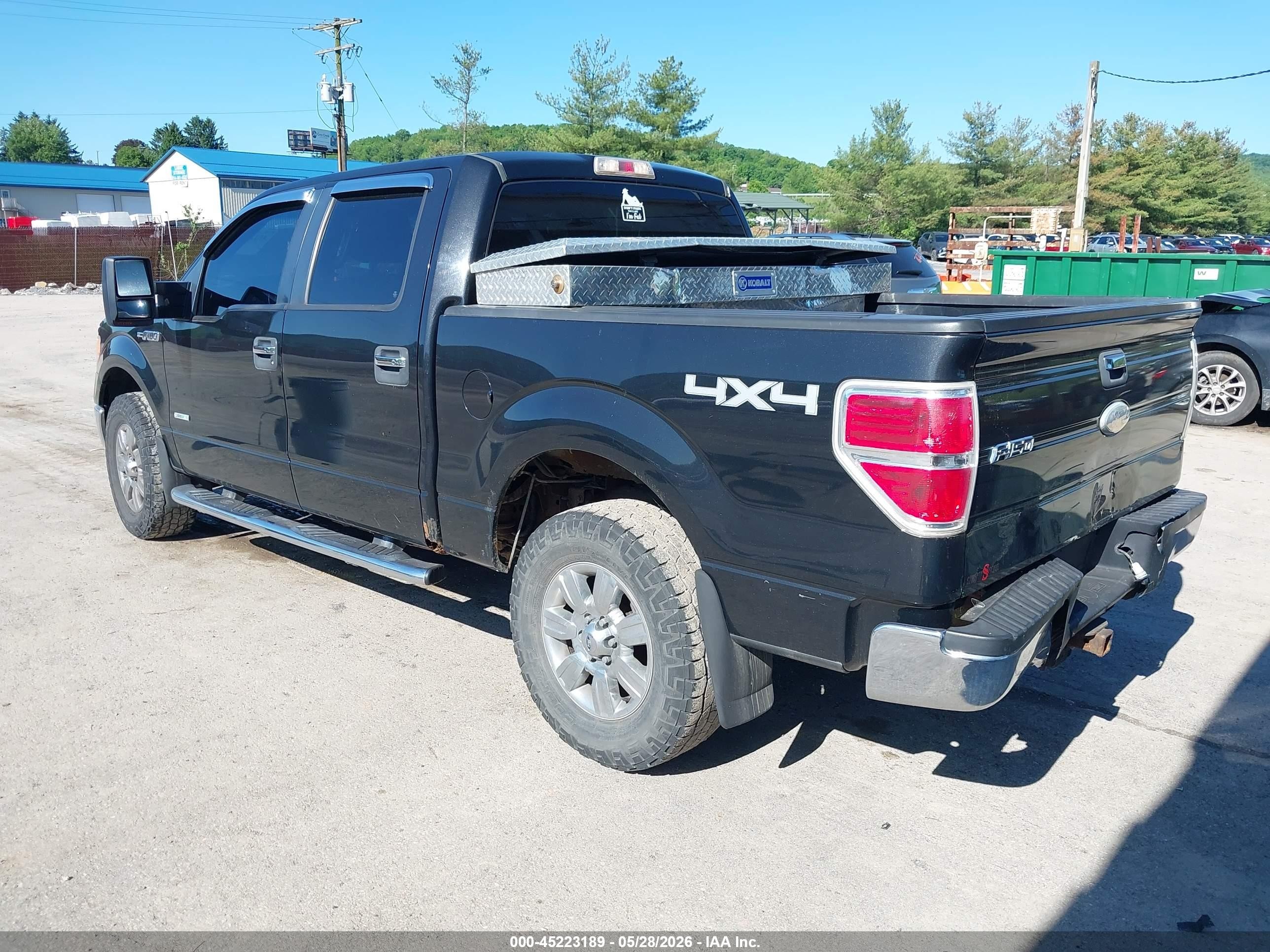 2012 Ford F-150 Xlt Черный vin: 1FTFW1ET8CFA37994