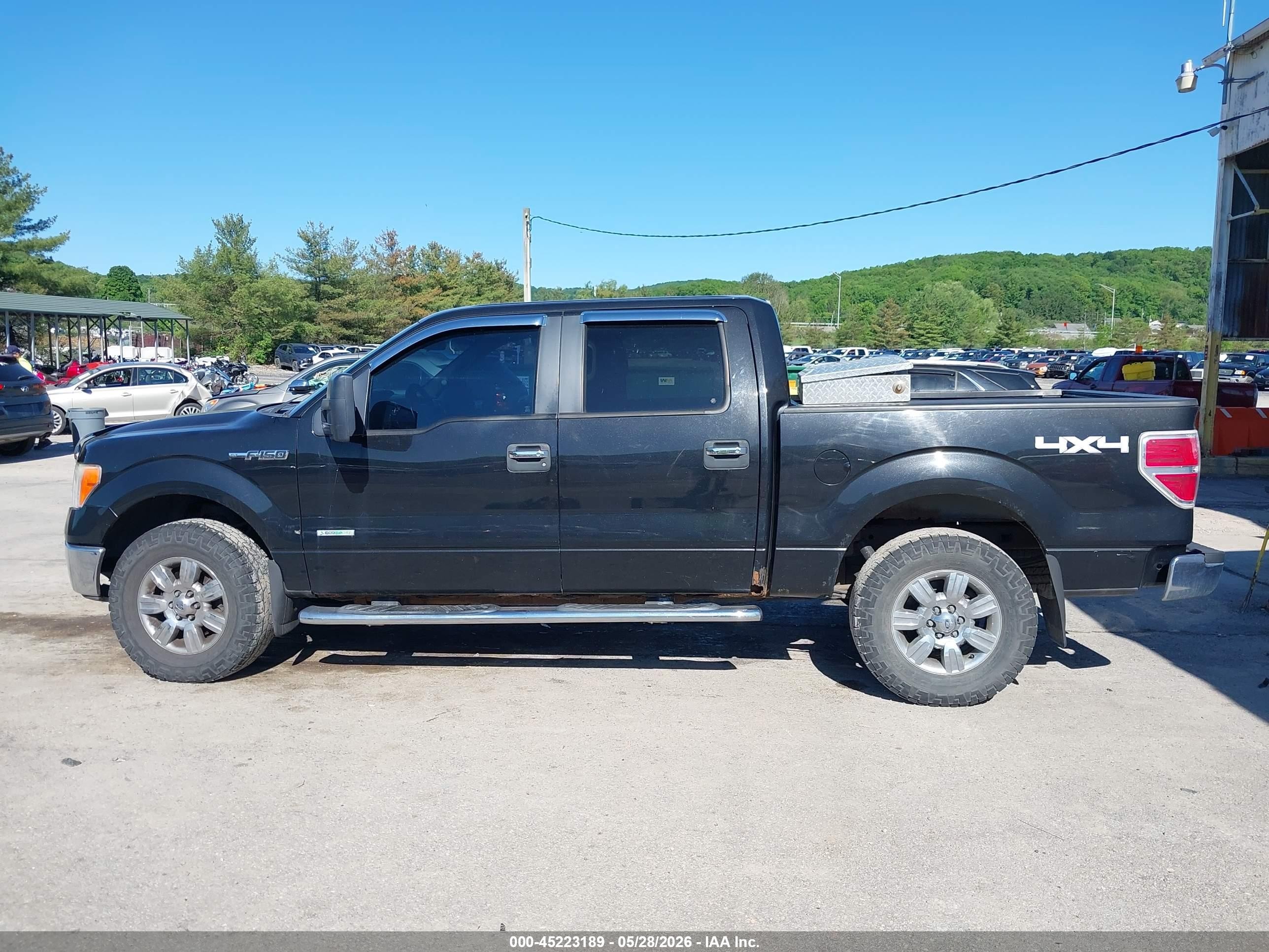2012 Ford F-150 Xlt Черный vin: 1FTFW1ET8CFA37994