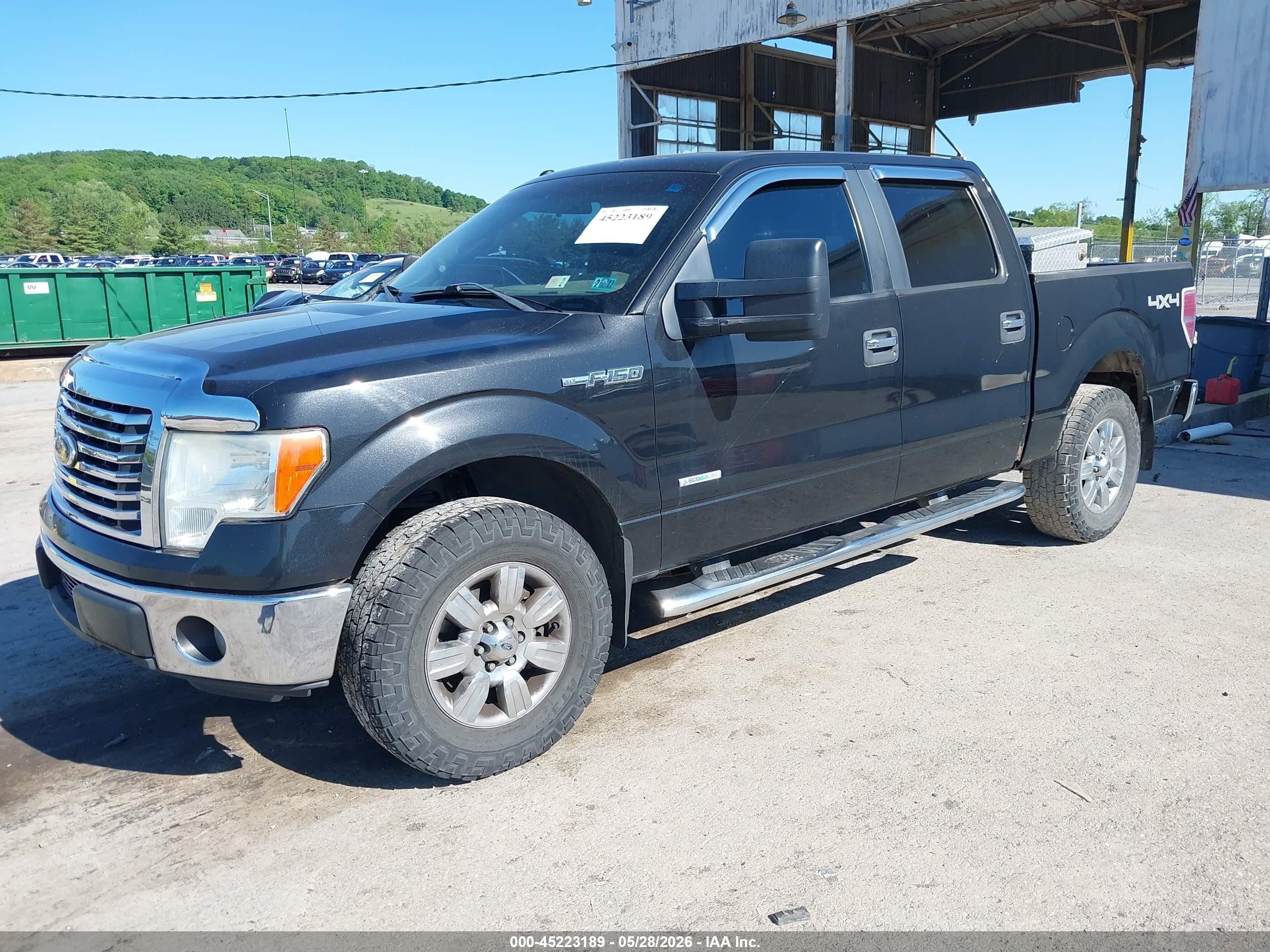 2012 Ford F-150 Xlt Черный vin: 1FTFW1ET8CFA37994