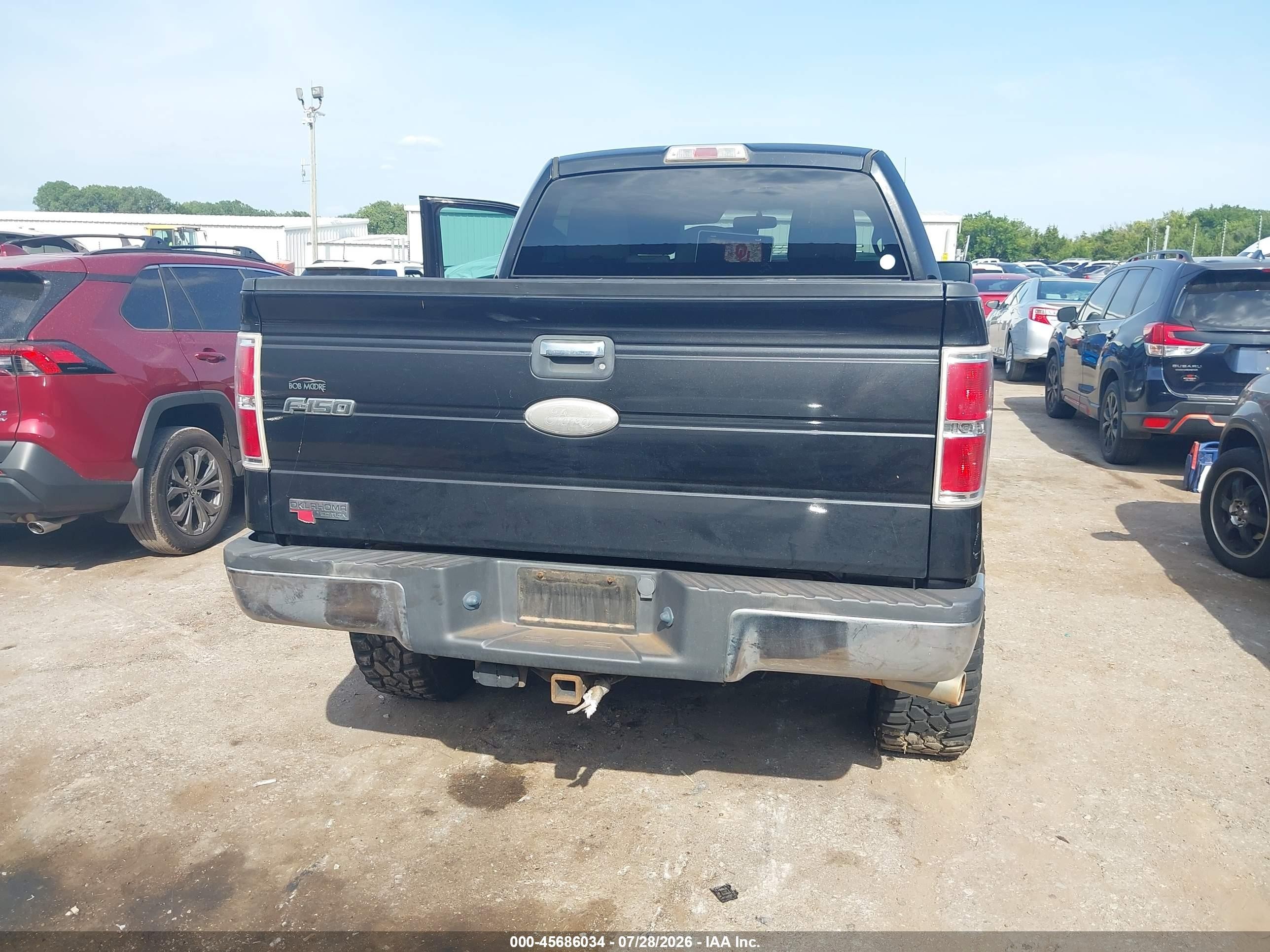 2012 Ford F-150 Xlt Black vin: 1FTFW1ET8CFB01743