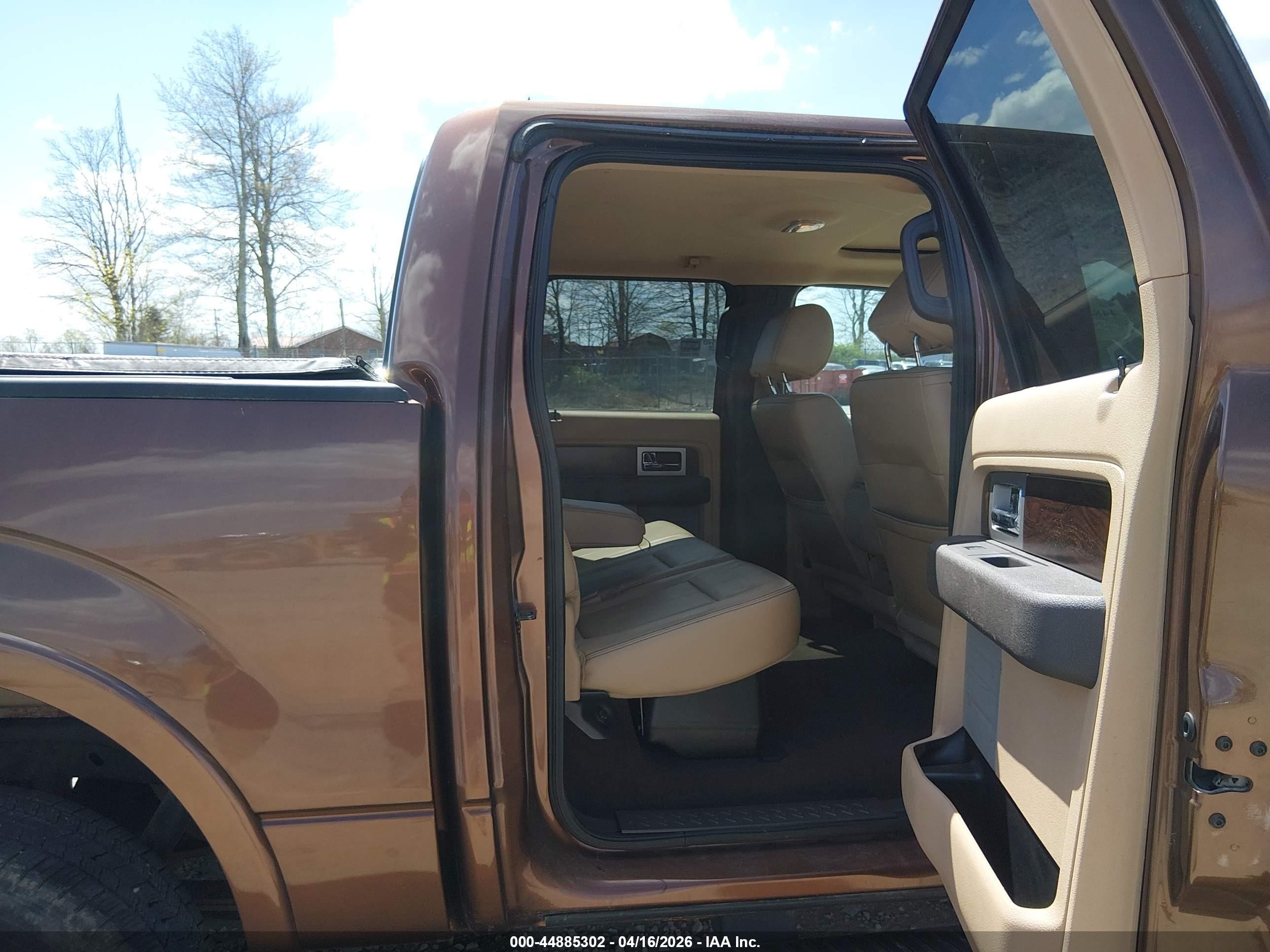2012 Ford F-150 Lariat Brown vin: 1FTFW1ET8CFB33852