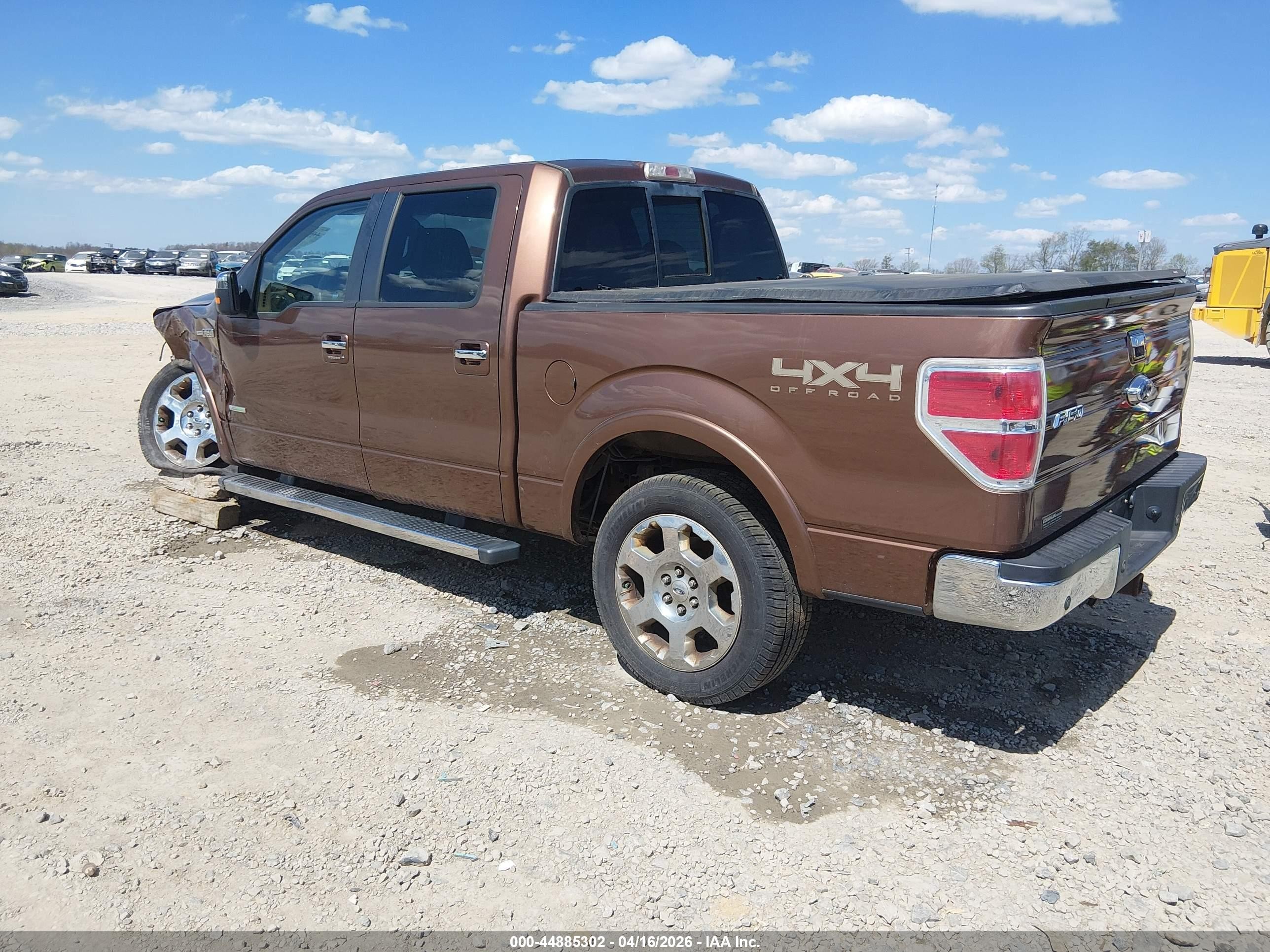 2012 Ford F-150 Lariat Brown vin: 1FTFW1ET8CFB33852