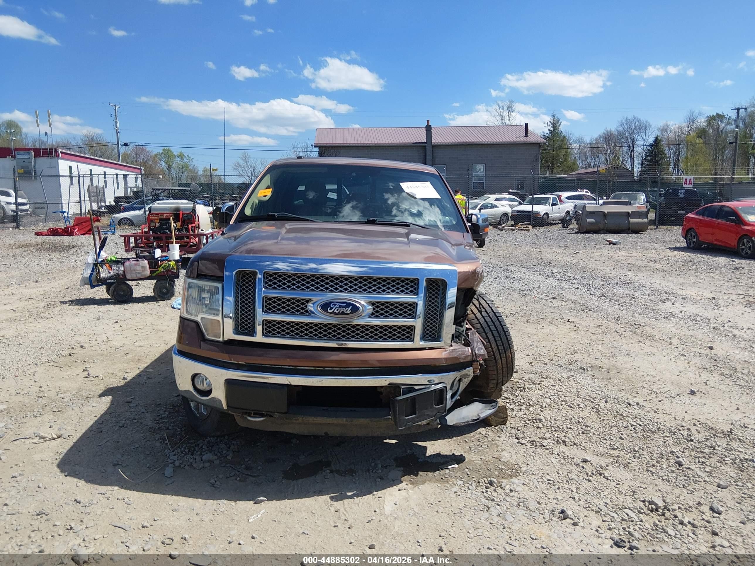 2012 Ford F-150 Lariat Brown vin: 1FTFW1ET8CFB33852
