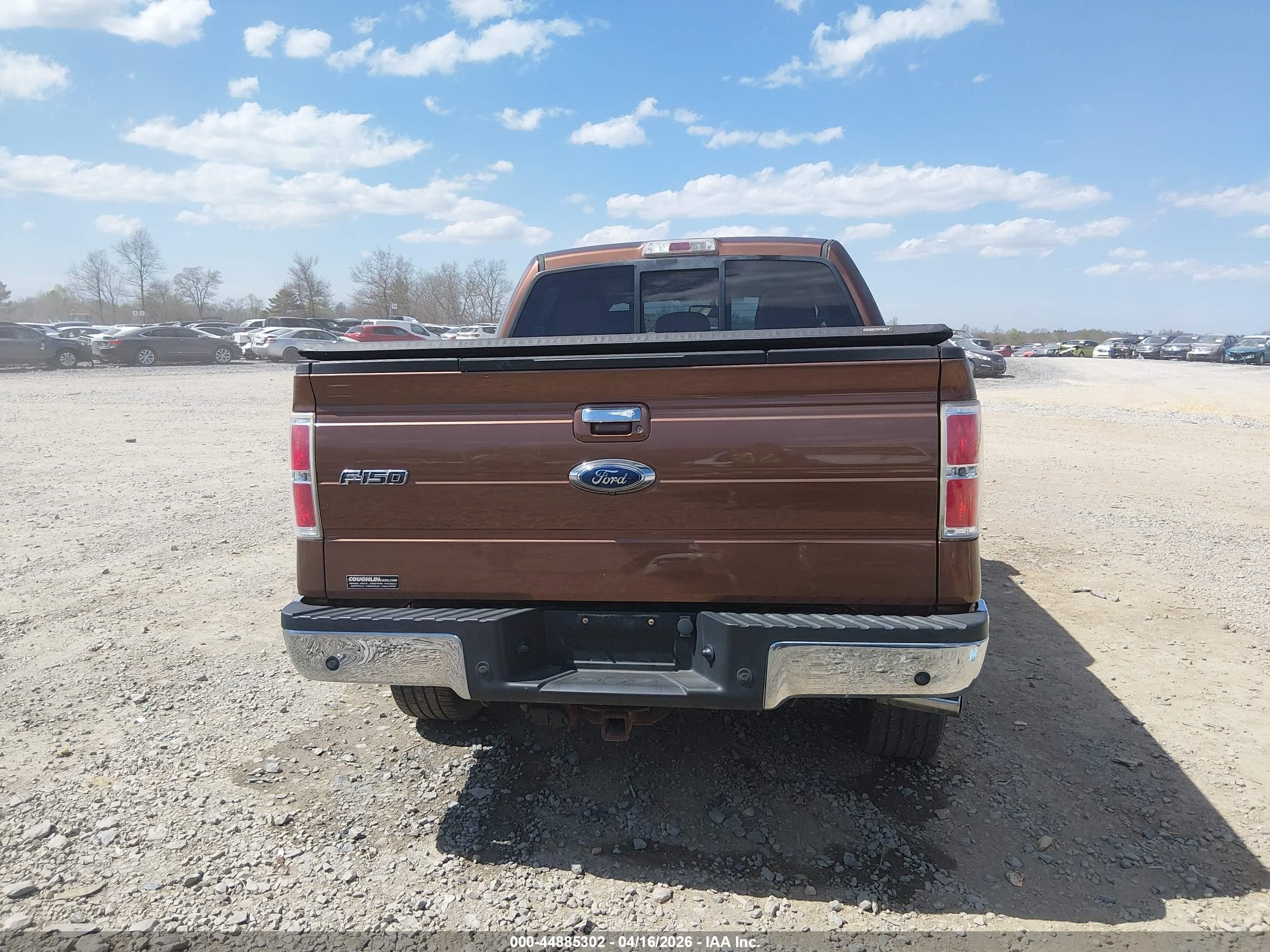 2012 Ford F-150 Lariat Brown vin: 1FTFW1ET8CFB33852
