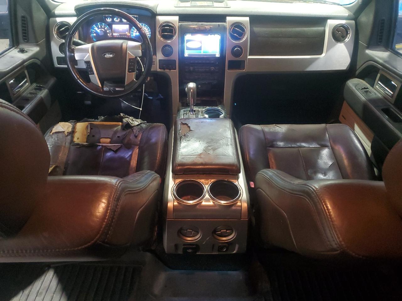 2012 Ford F150 Supercrew White vin: 1FTFW1ET8CFB45192 Damage: Right Front Seat Cushion, Torn, 7 To 8 Inches
